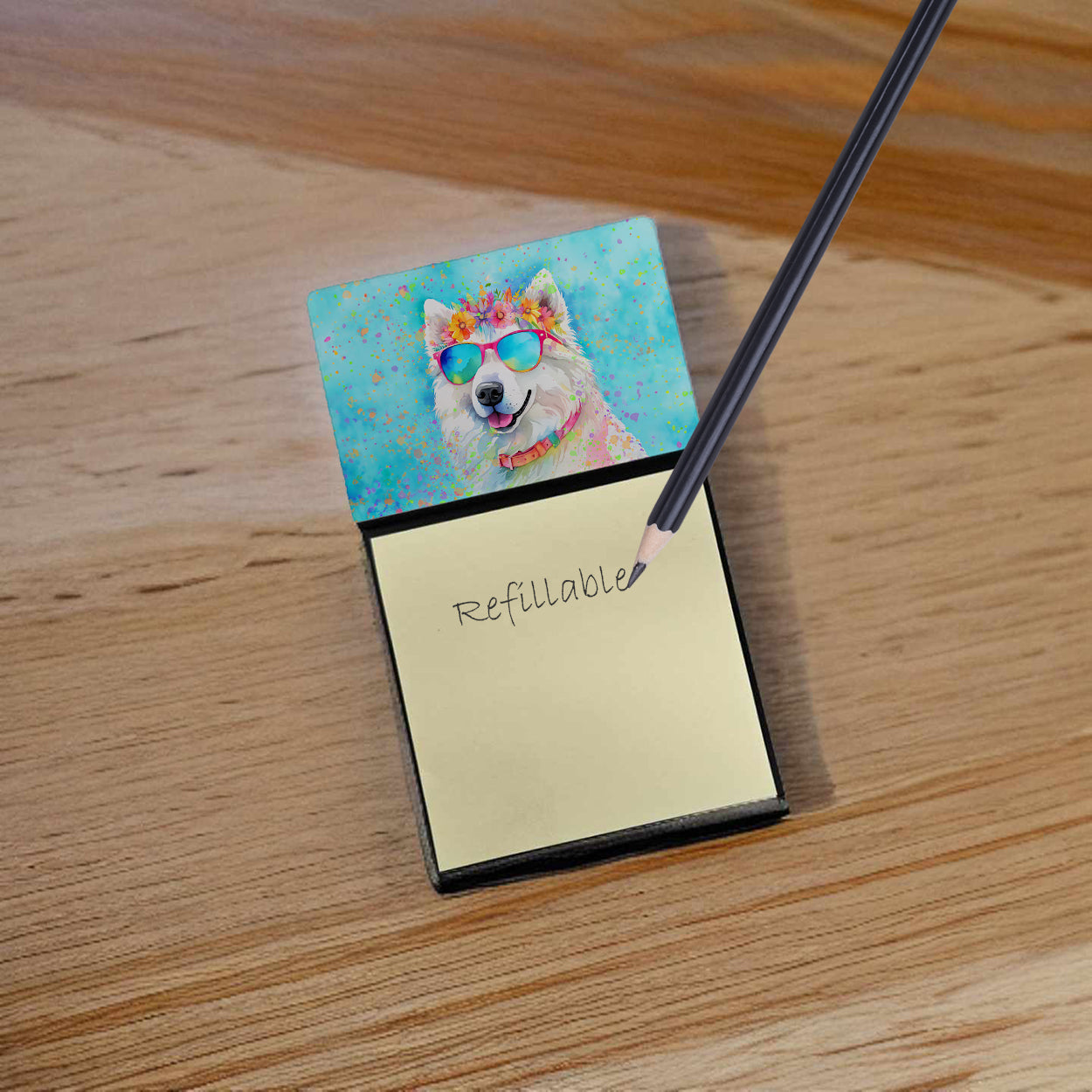 Buy this Samoyed Hippie Dawg Sticky Note Holder