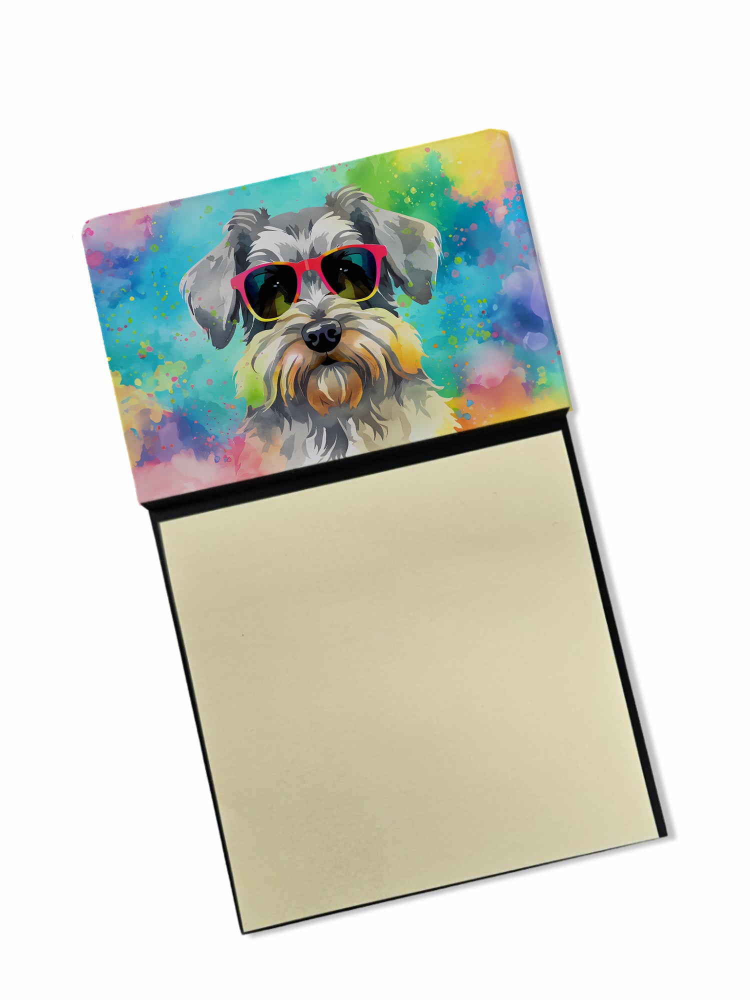 Buy this Schnauzer Hippie Dawg Sticky Note Holder