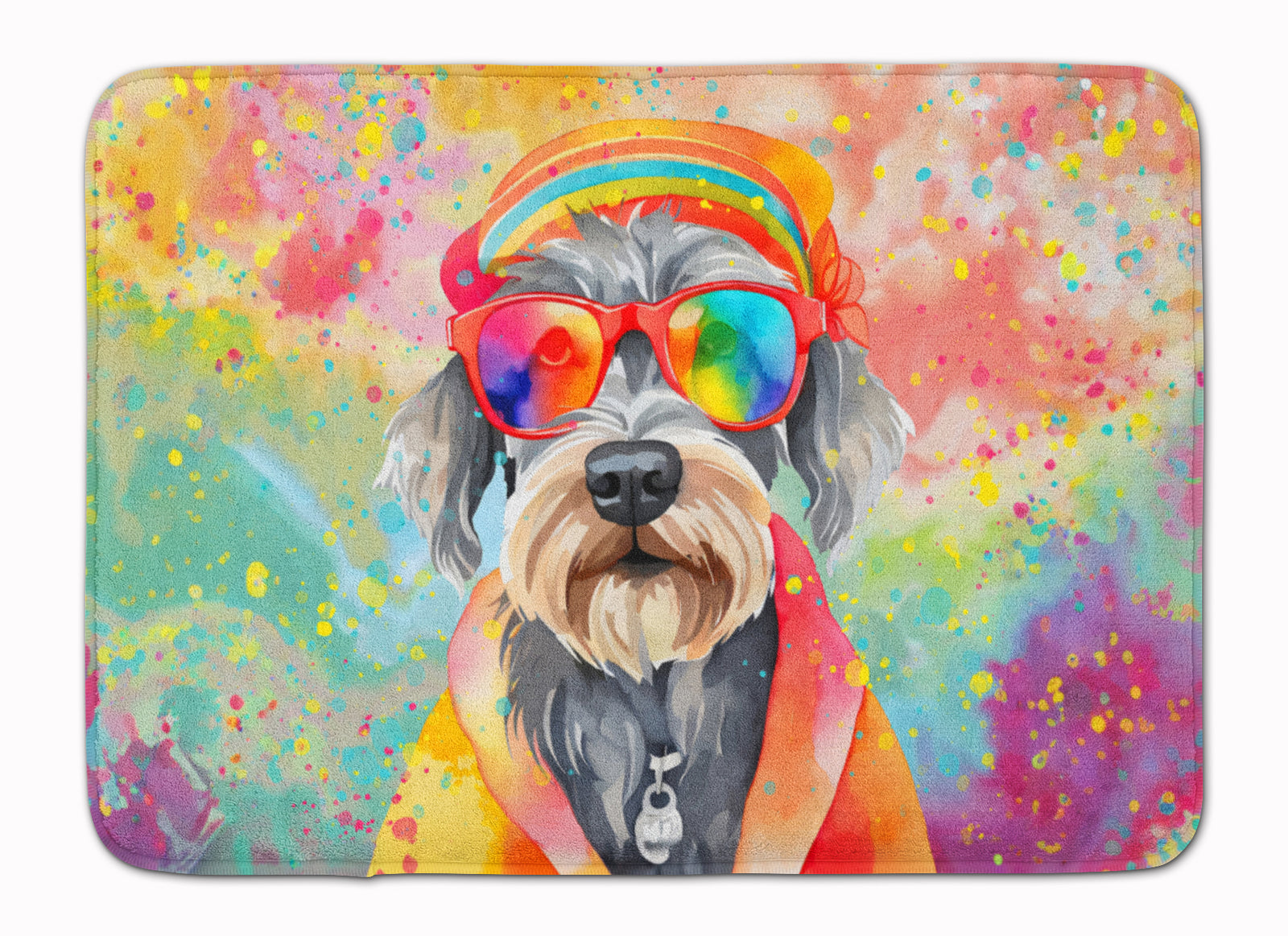 Buy this Schnauzer Hippie Dawg Memory Foam Kitchen Mat