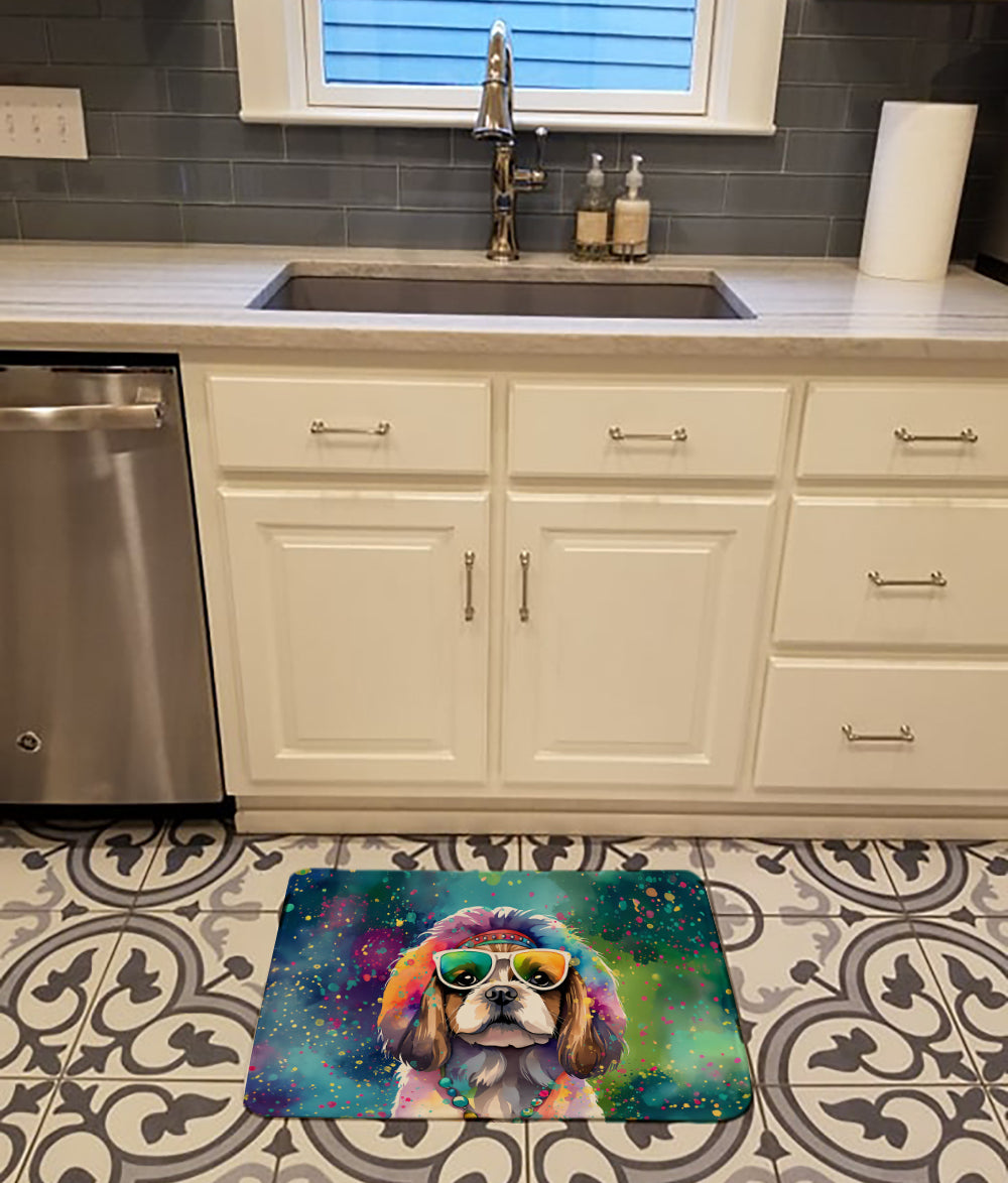 Shih Tzu Hippie Dawg Memory Foam Kitchen Mat