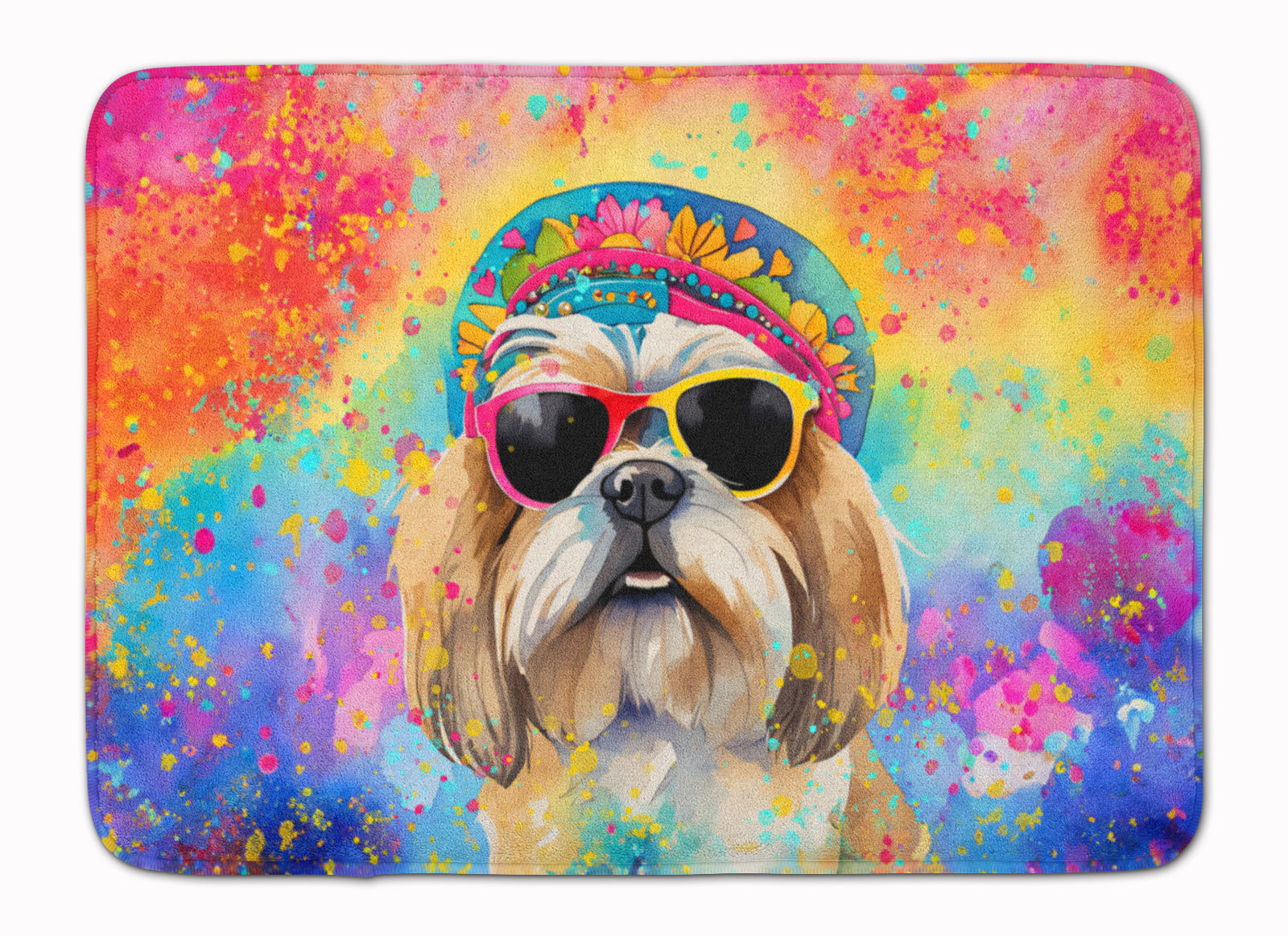 Buy this Shih Tzu Hippie Dawg Memory Foam Kitchen Mat