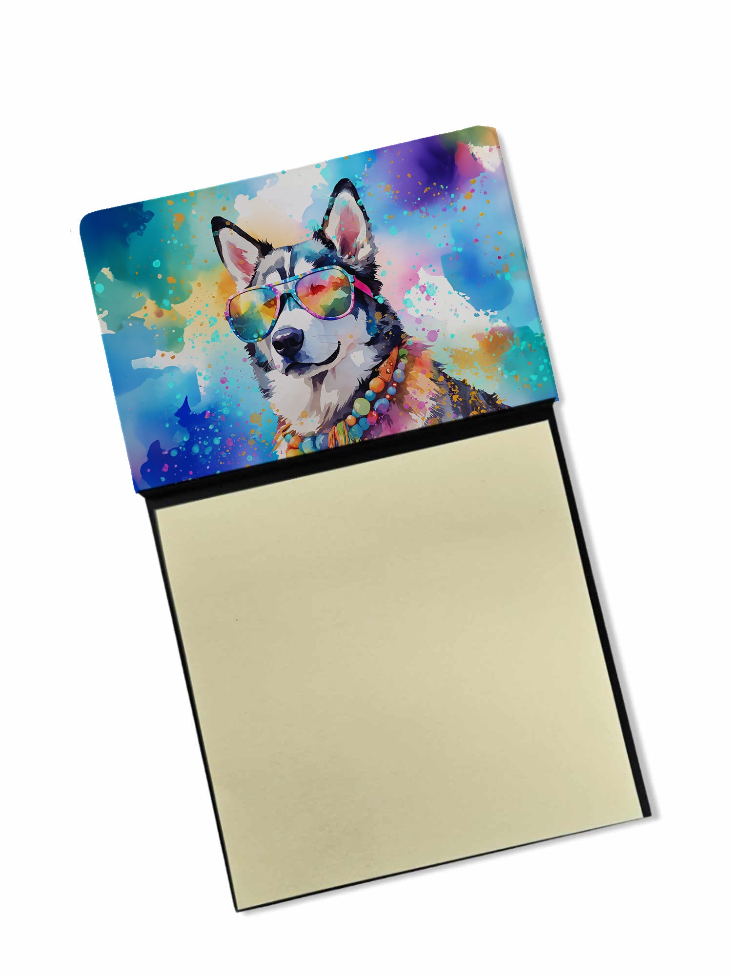 Buy this Siberian Husky Hippie Dawg Sticky Note Holder