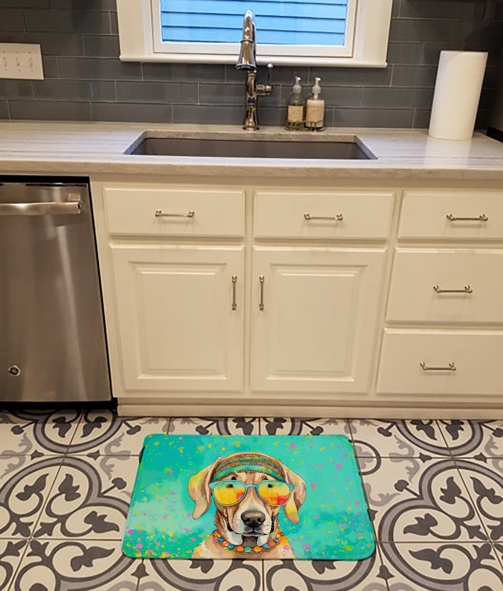 Buy this Weimaraner Hippie Dawg Memory Foam Kitchen Mat