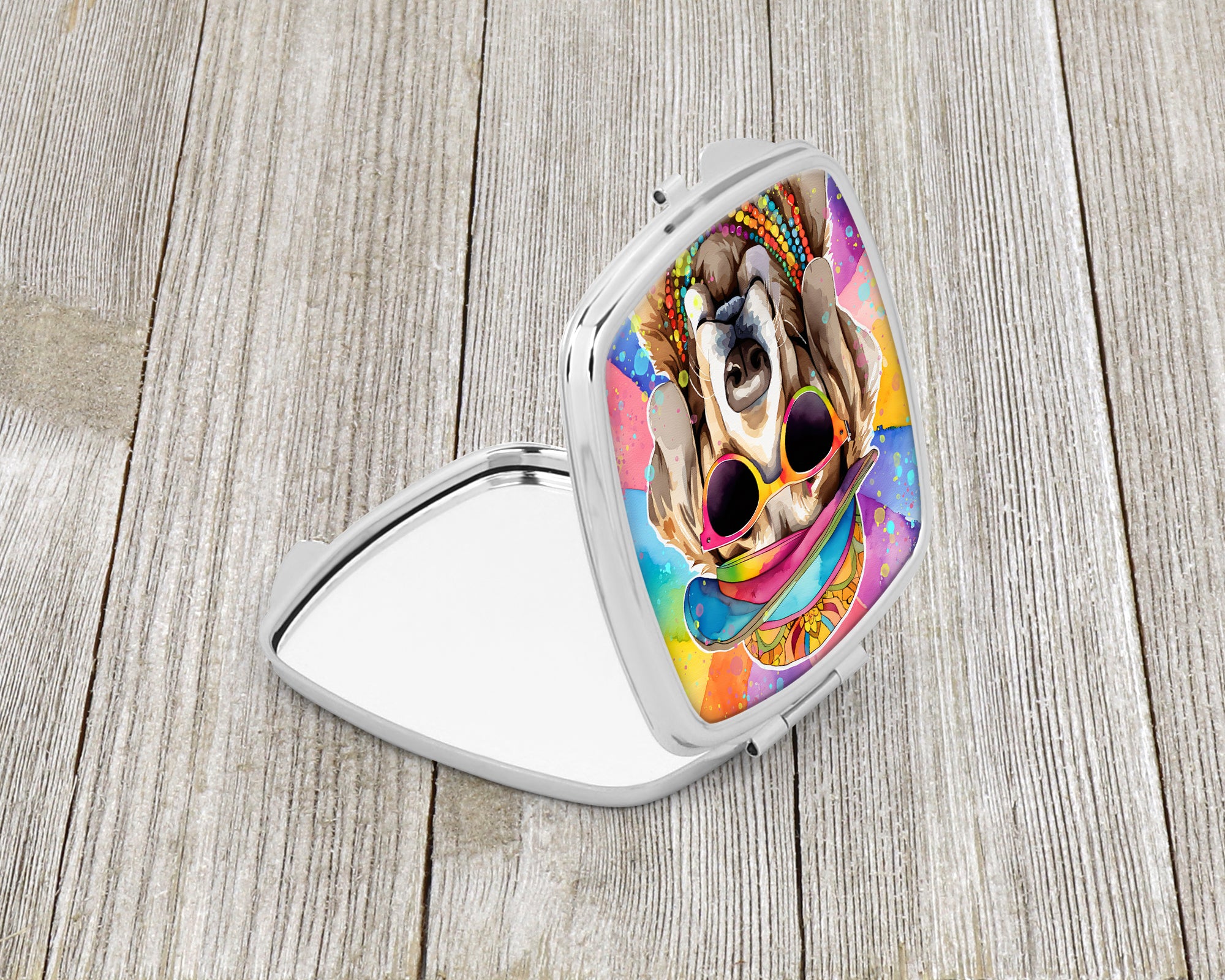 Buy this Weimaraner Hippie Dawg Compact Mirror