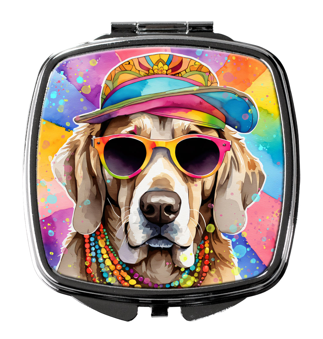 Buy this Weimaraner Hippie Dawg Compact Mirror