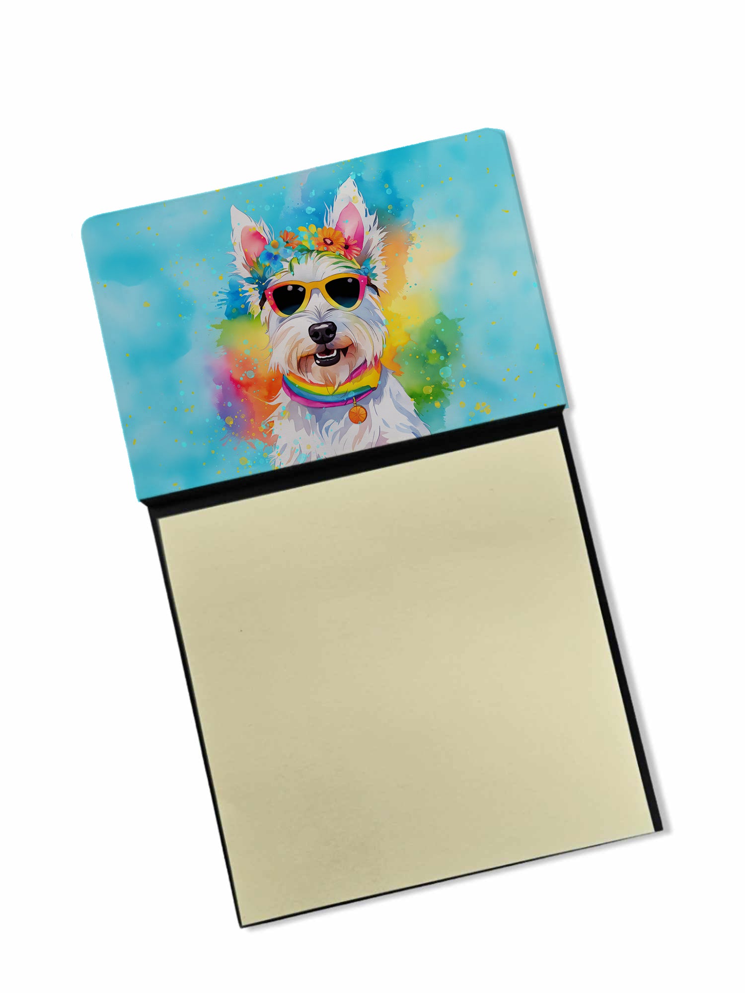 Buy this Westie Hippie Dawg Sticky Note Holder