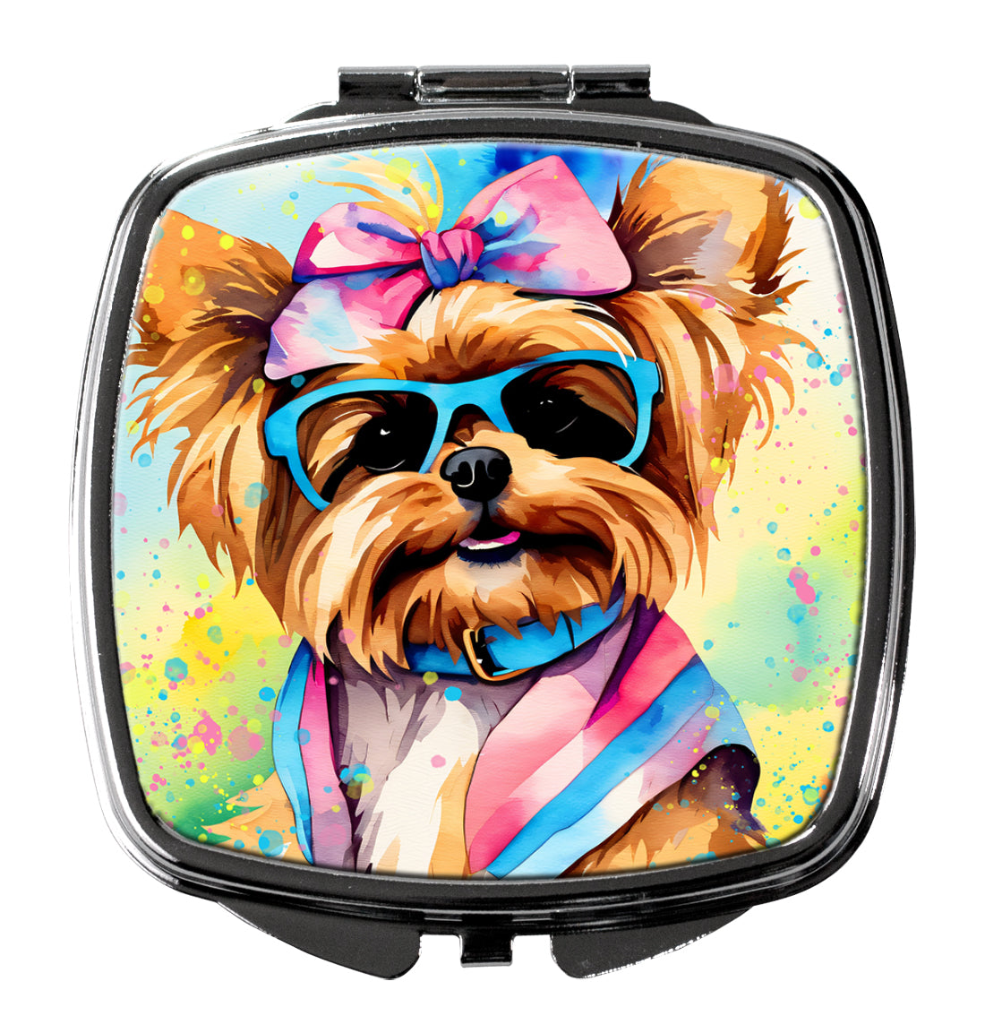 Buy this Yorkshire Terrier Hippie Dawg Compact Mirror