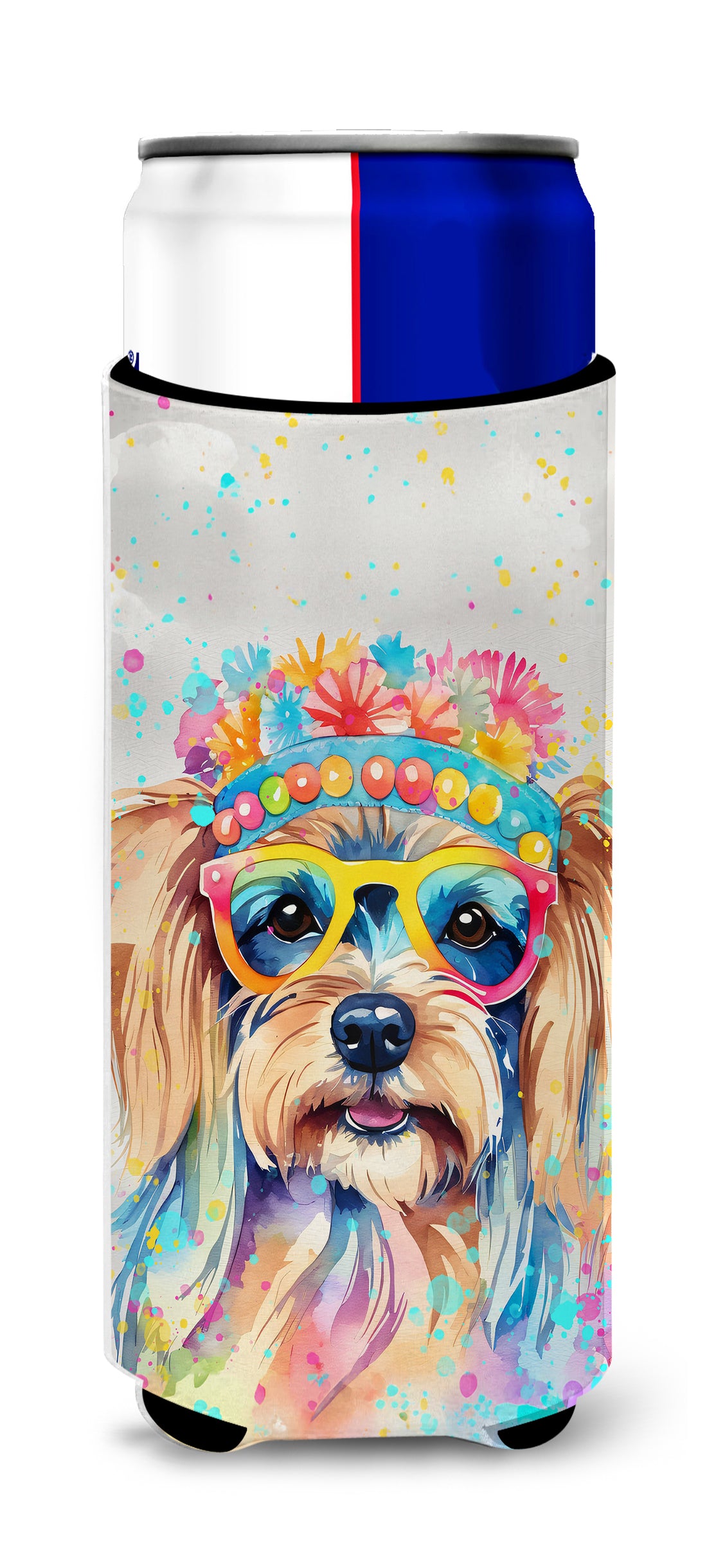 Buy this Yorkshire Terrier Hippie Dawg Hugger for Ultra Slim Cans