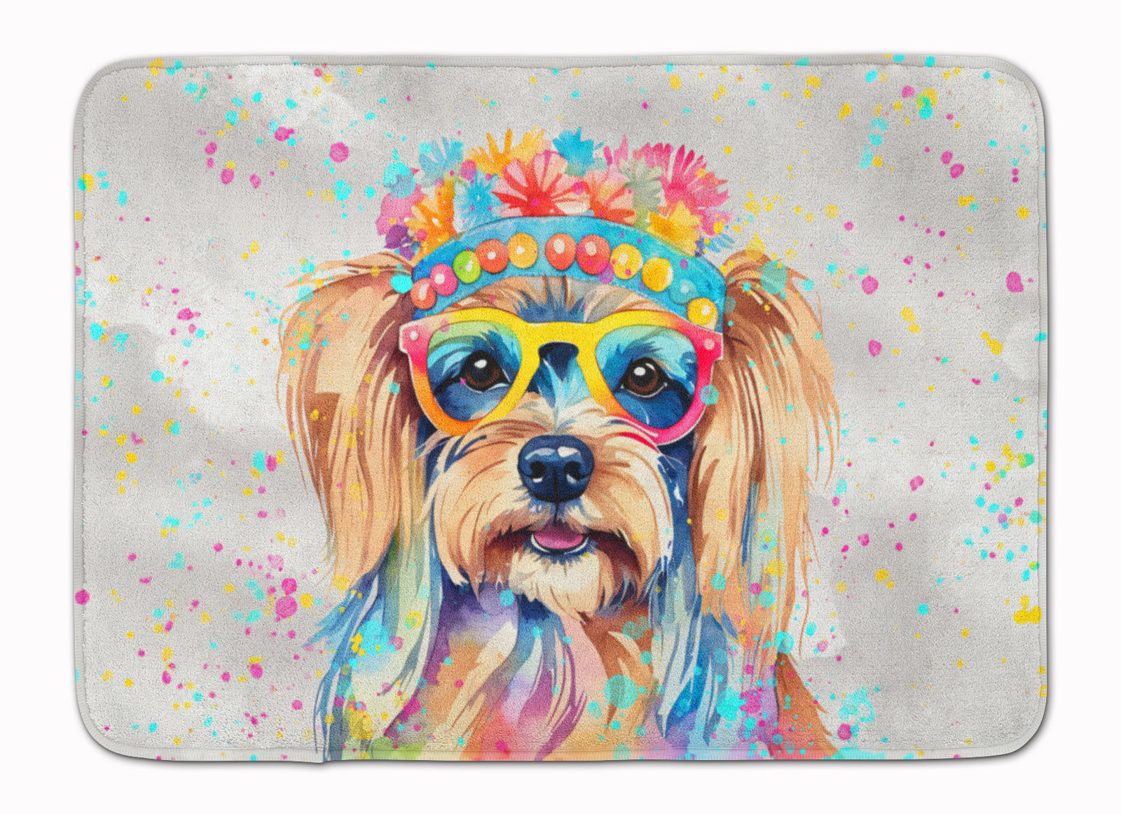 Buy this Yorkshire Terrier Hippie Dawg Memory Foam Kitchen Mat