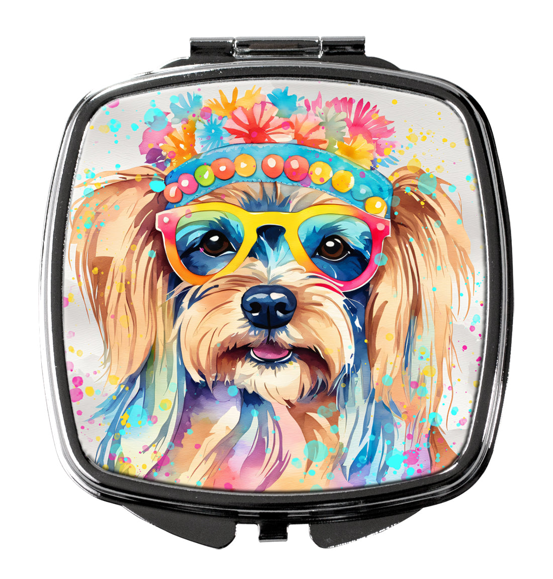 Buy this Yorkshire Terrier Hippie Dawg Compact Mirror