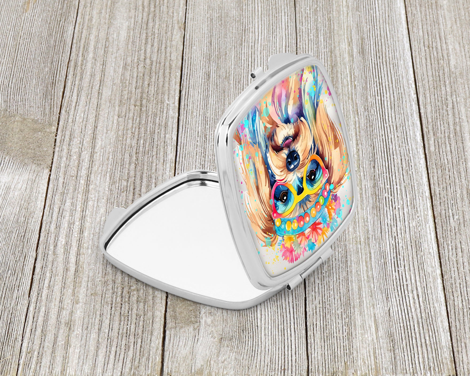 Buy this Yorkshire Terrier Hippie Dawg Compact Mirror