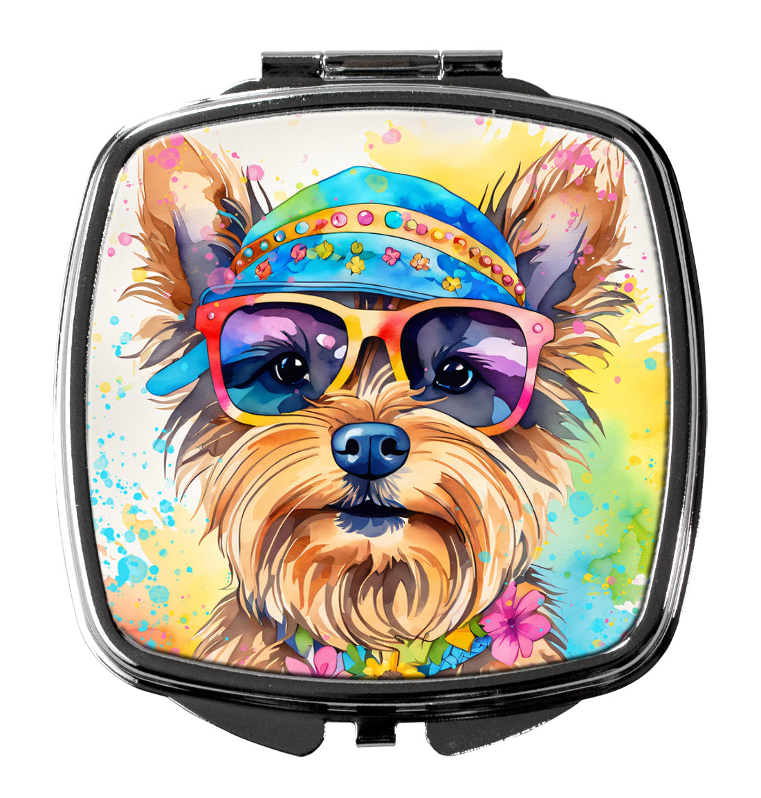 Buy this Yorkshire Terrier Hippie Dawg Compact Mirror