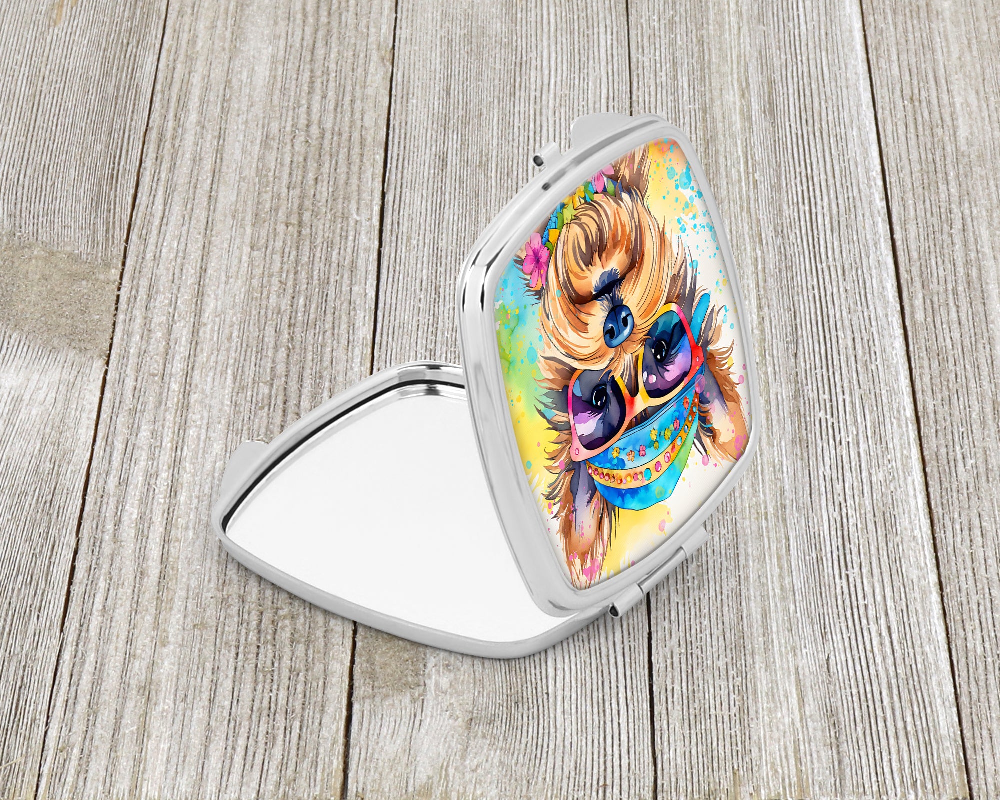 Buy this Yorkshire Terrier Hippie Dawg Compact Mirror