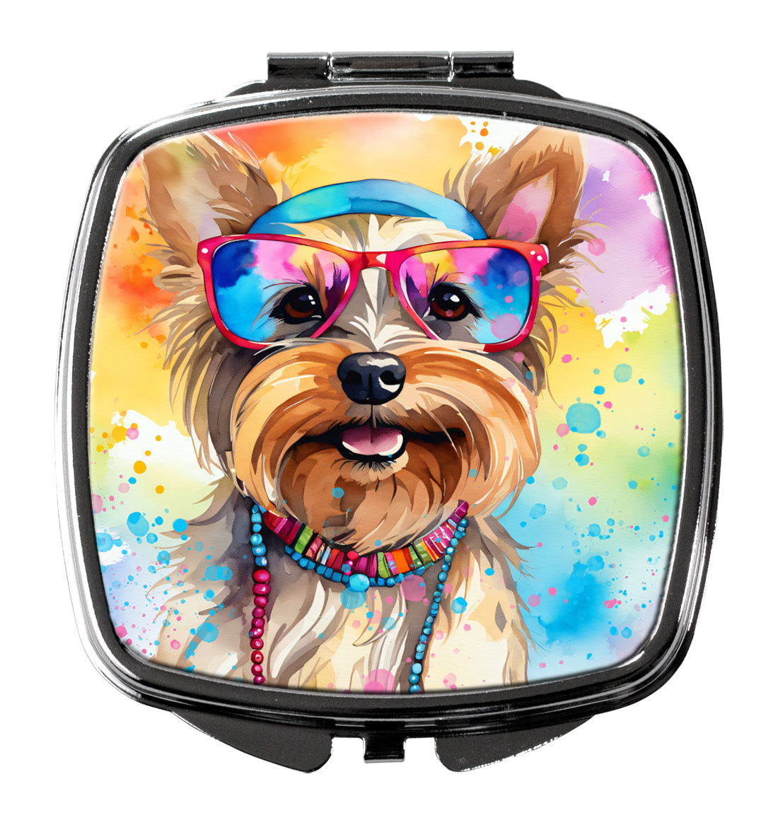 Buy this Yorkshire Terrier Hippie Dawg Compact Mirror