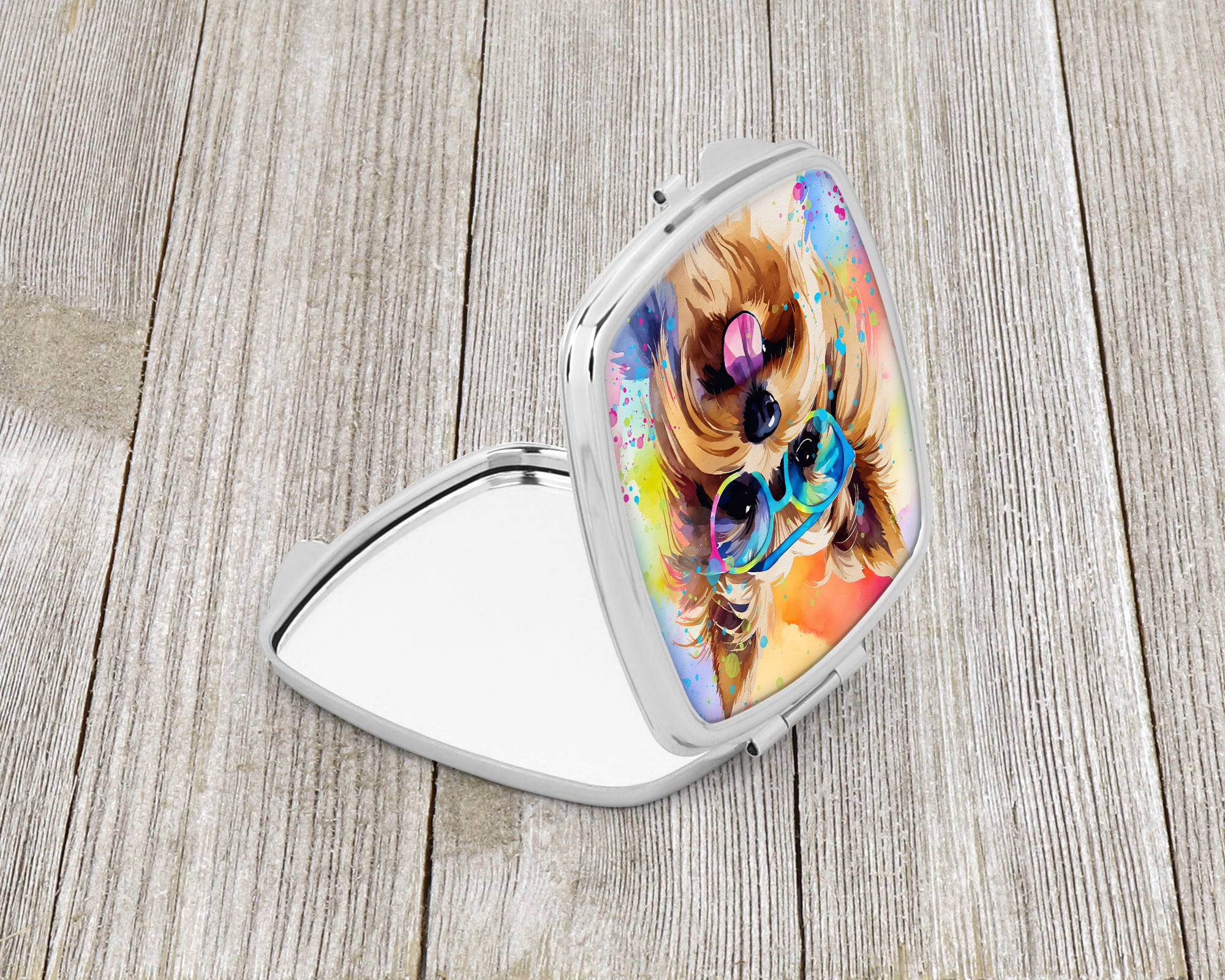 Buy this Yorkshire Terrier Hippie Dawg Compact Mirror