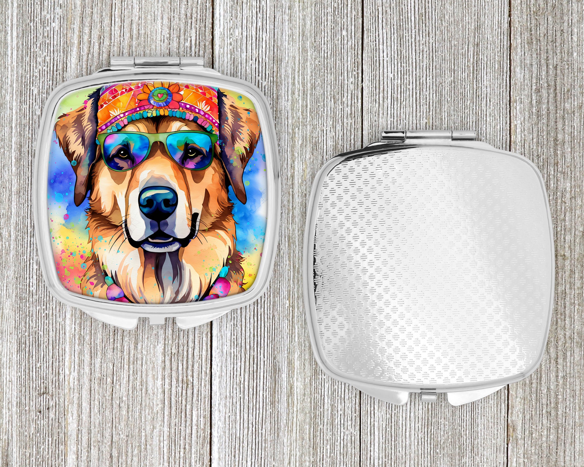 Hippie Dawg Compact Mirror