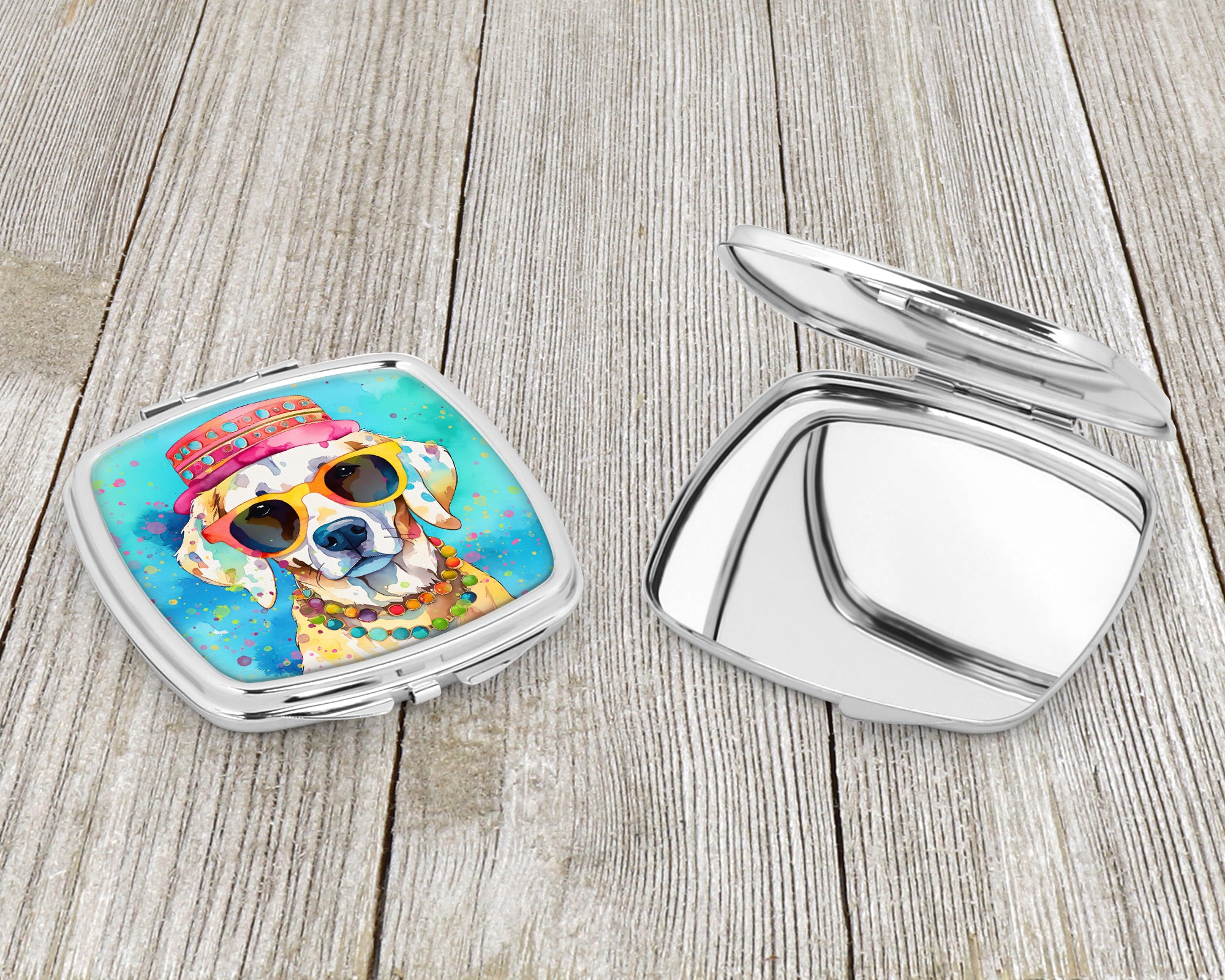 Hippie Dawg Compact Mirror