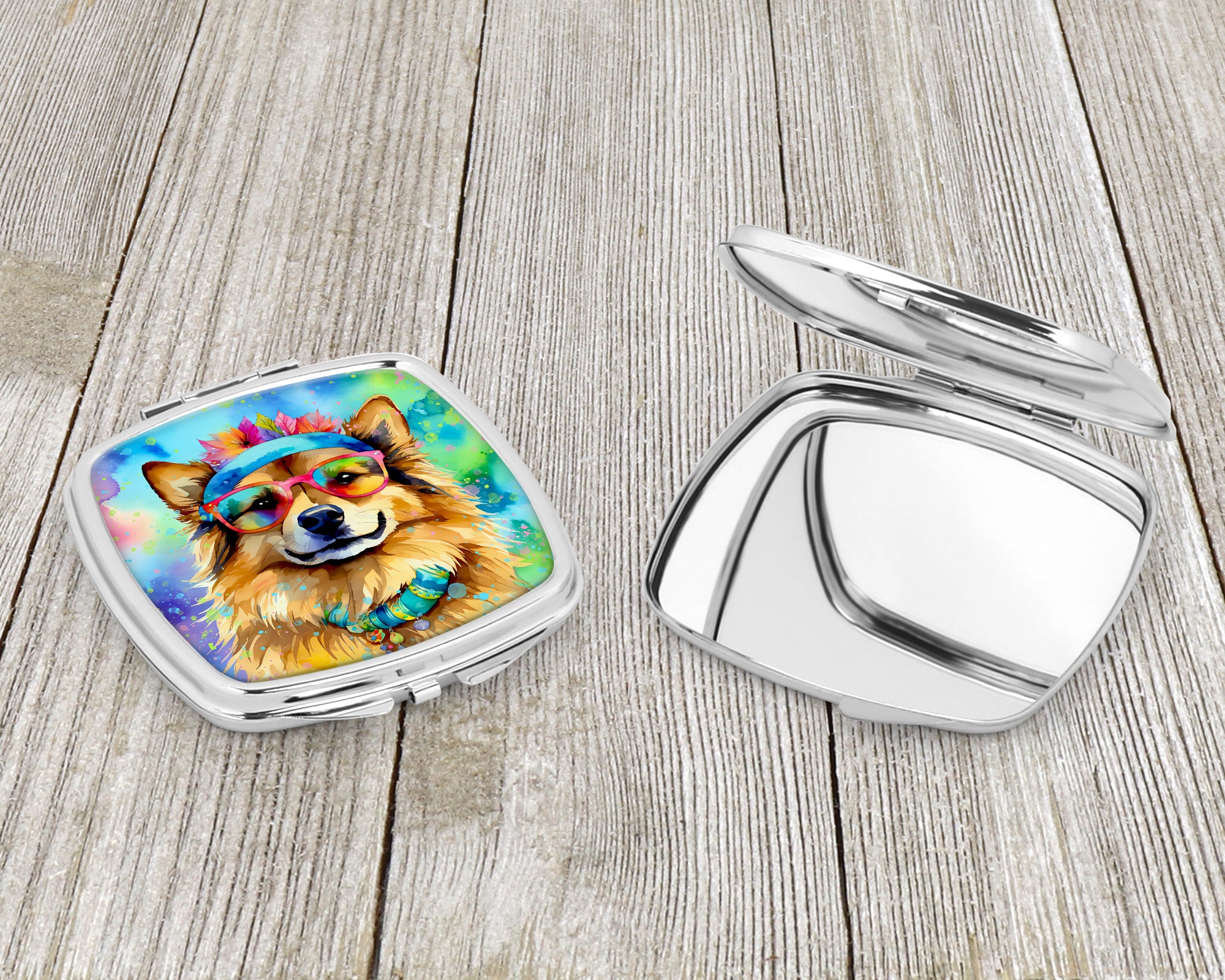 Hippie Dawg Compact Mirror