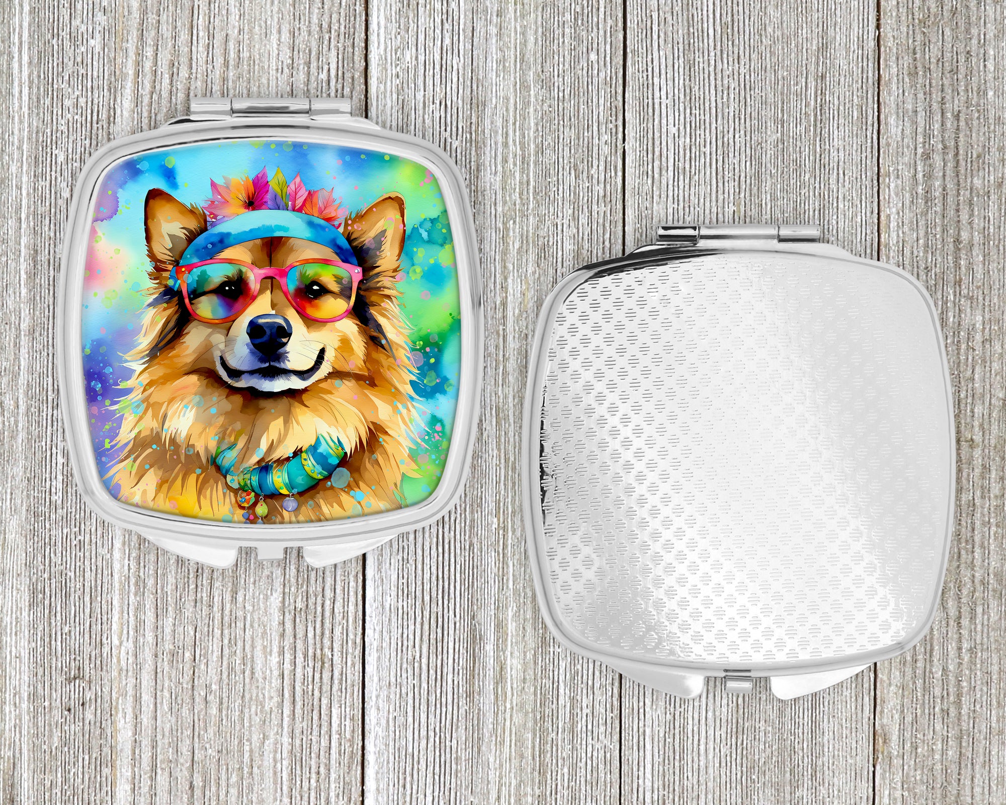 Hippie Dawg Compact Mirror