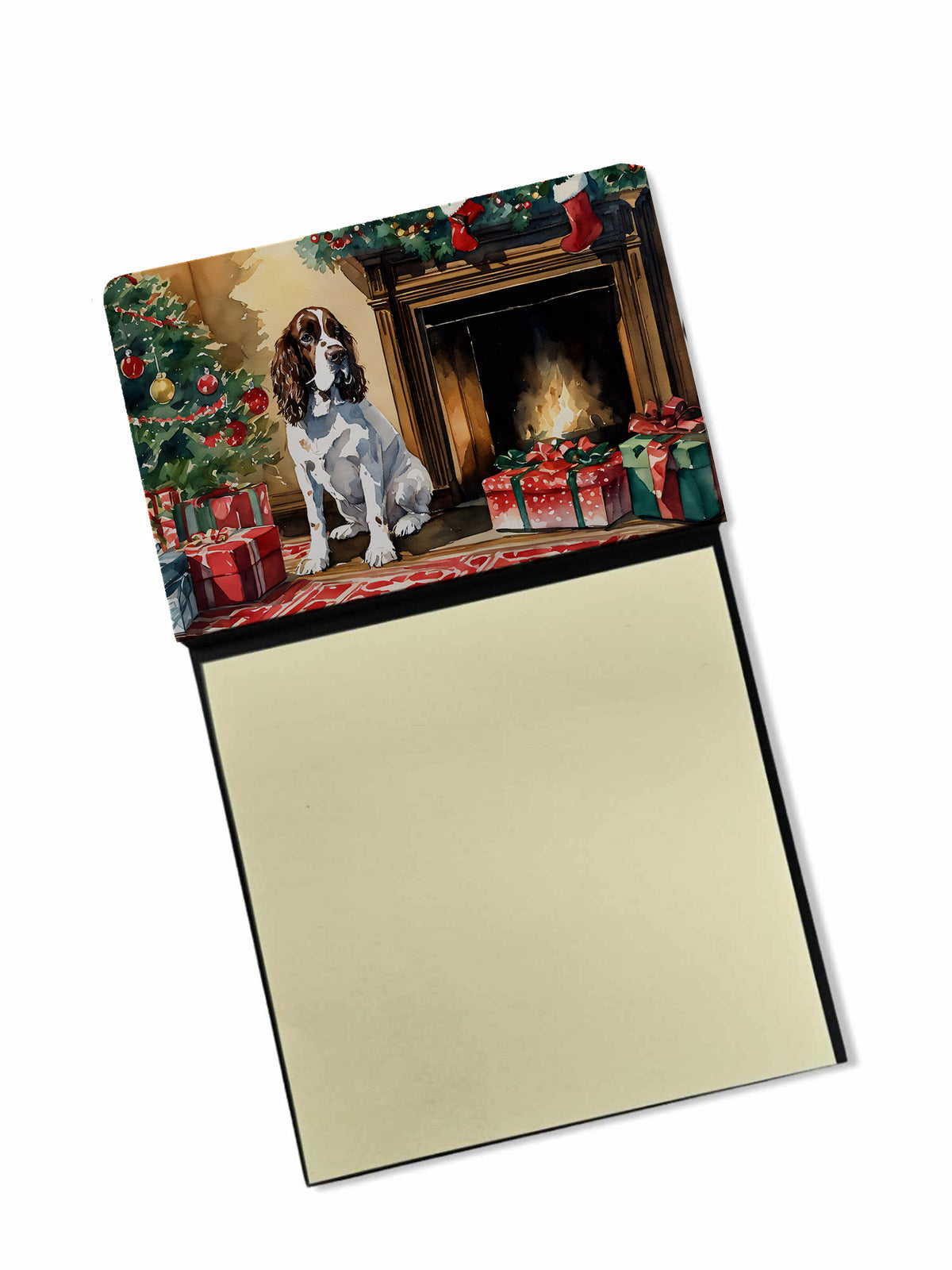 Buy this English Springer Spaniel Cozy Christmas Sticky Note Holder