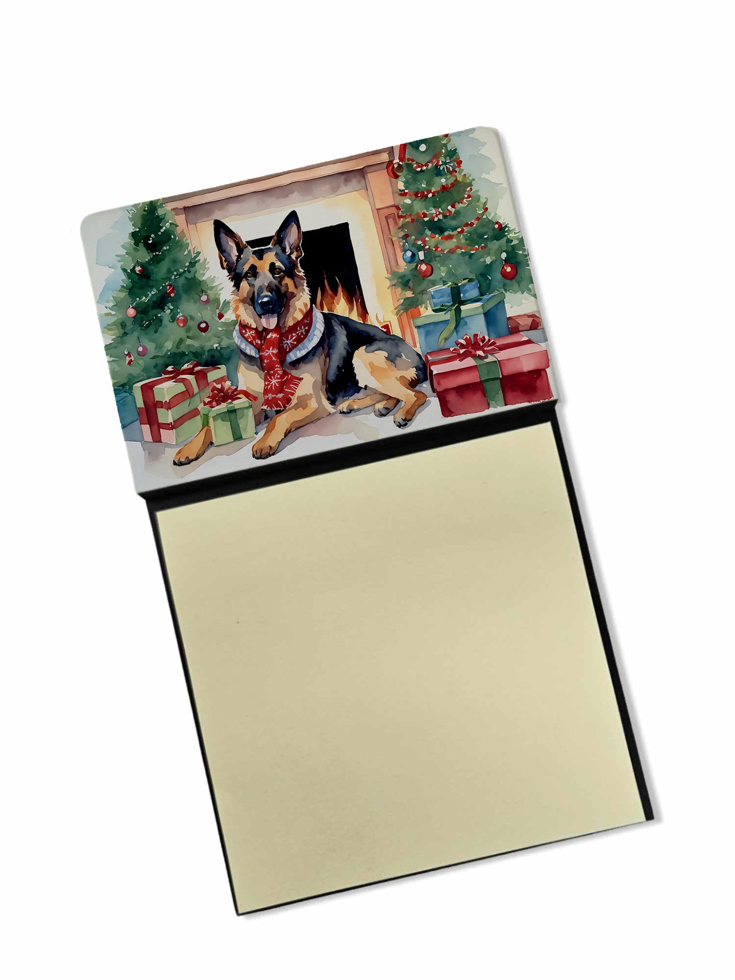 Buy this German Shepherd Cozy Christmas Sticky Note Holder