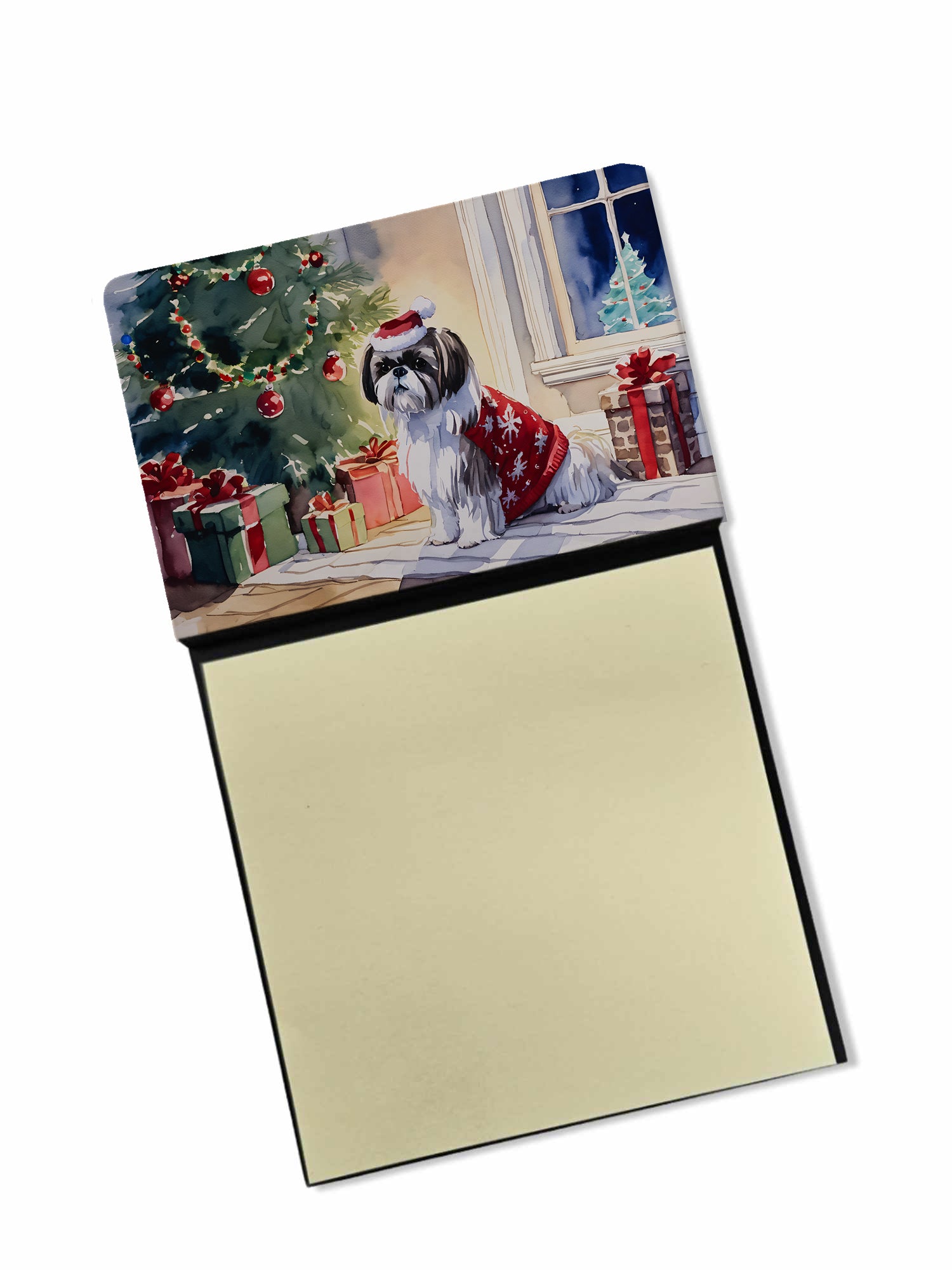 Buy this Shih Tzu Cozy Christmas Sticky Note Holder