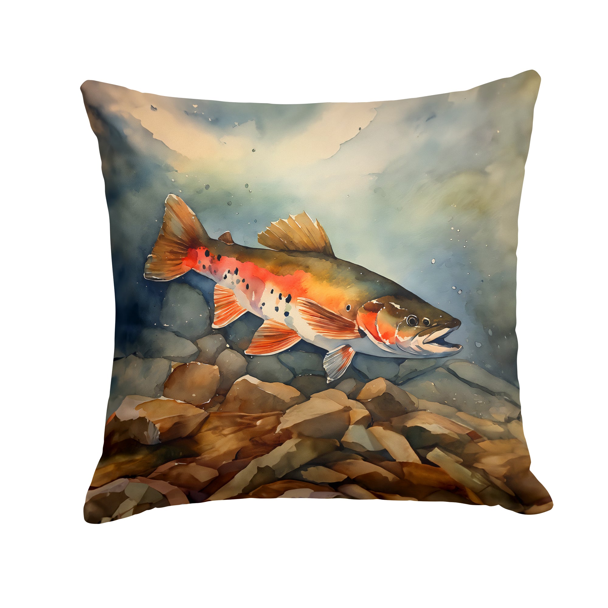 Buy this Brook Trout Throw Pillow