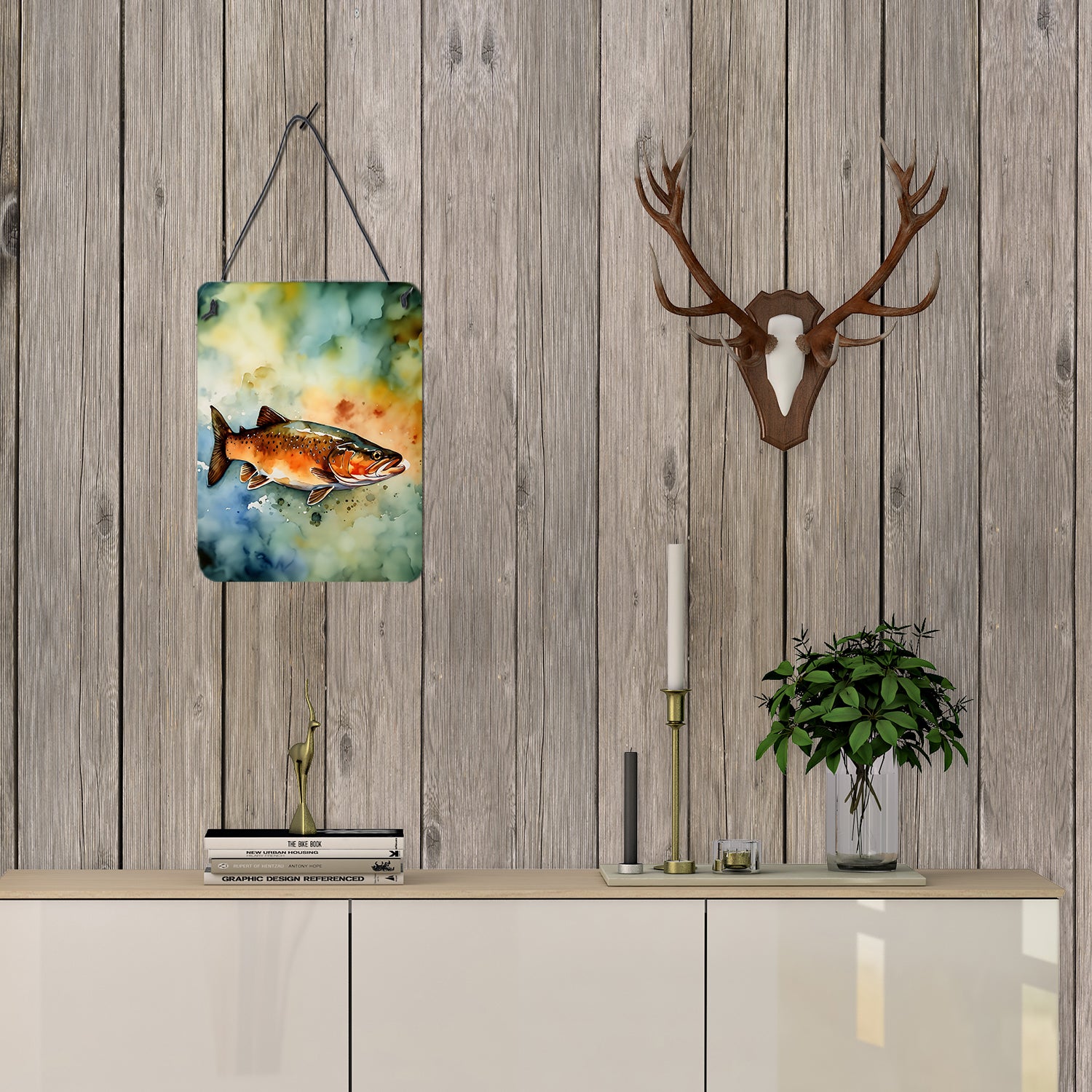Brown Trout Wall or Door Hanging Prints