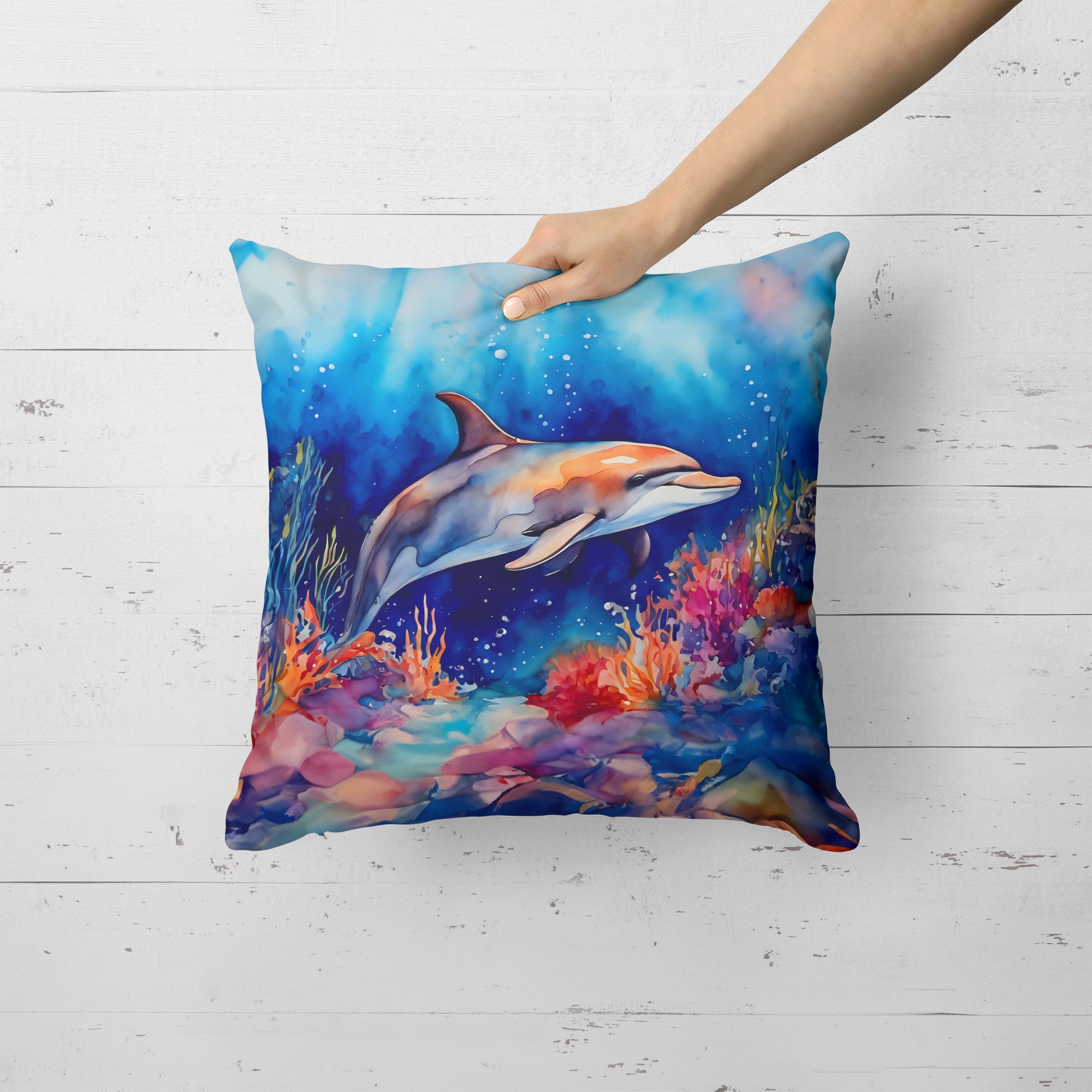 Dolphin Throw Pillow