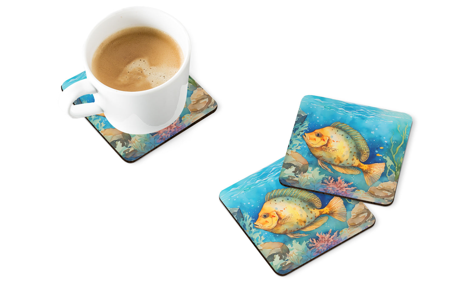 Buy this Flounder Foam Coasters