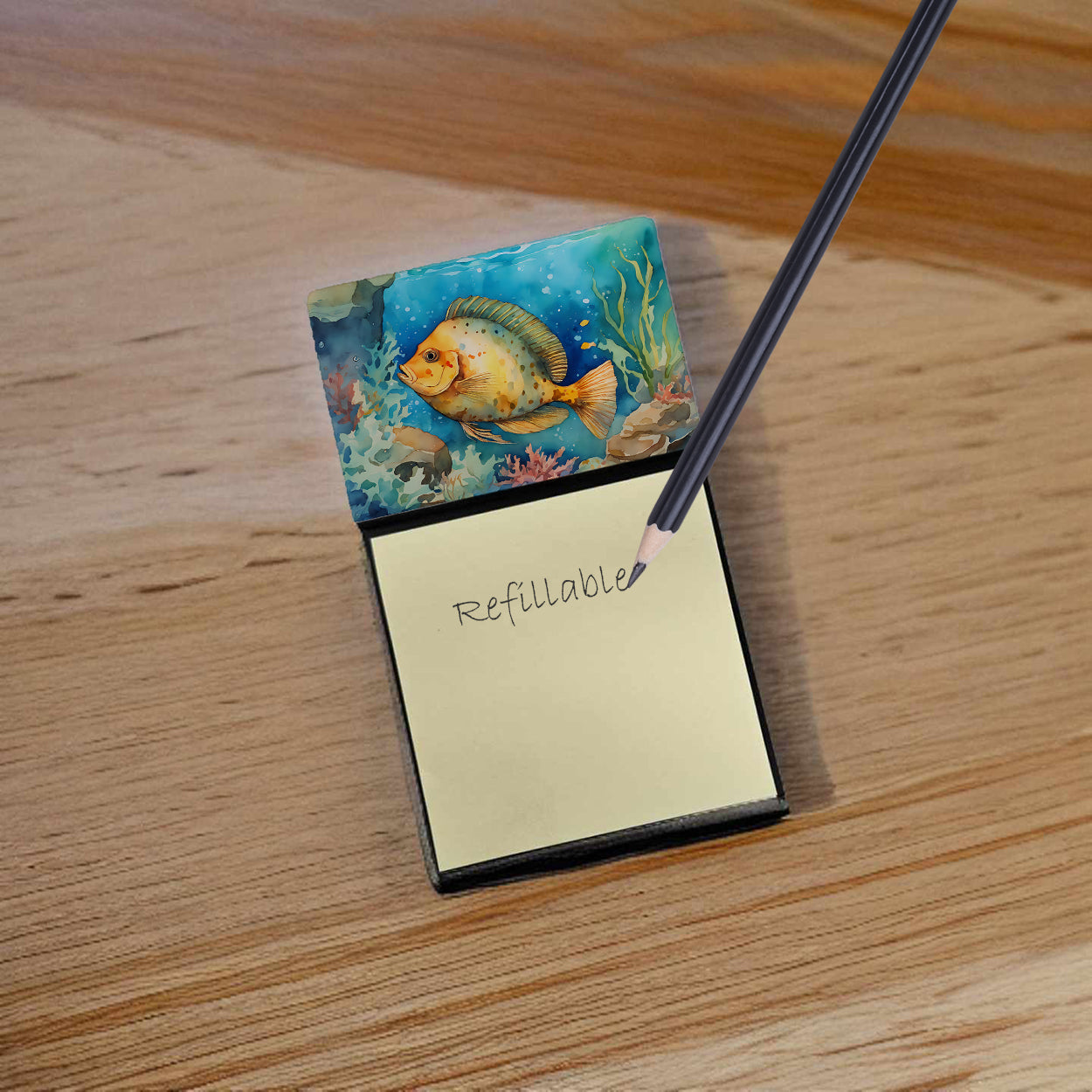 Flounder Sticky Note Holder