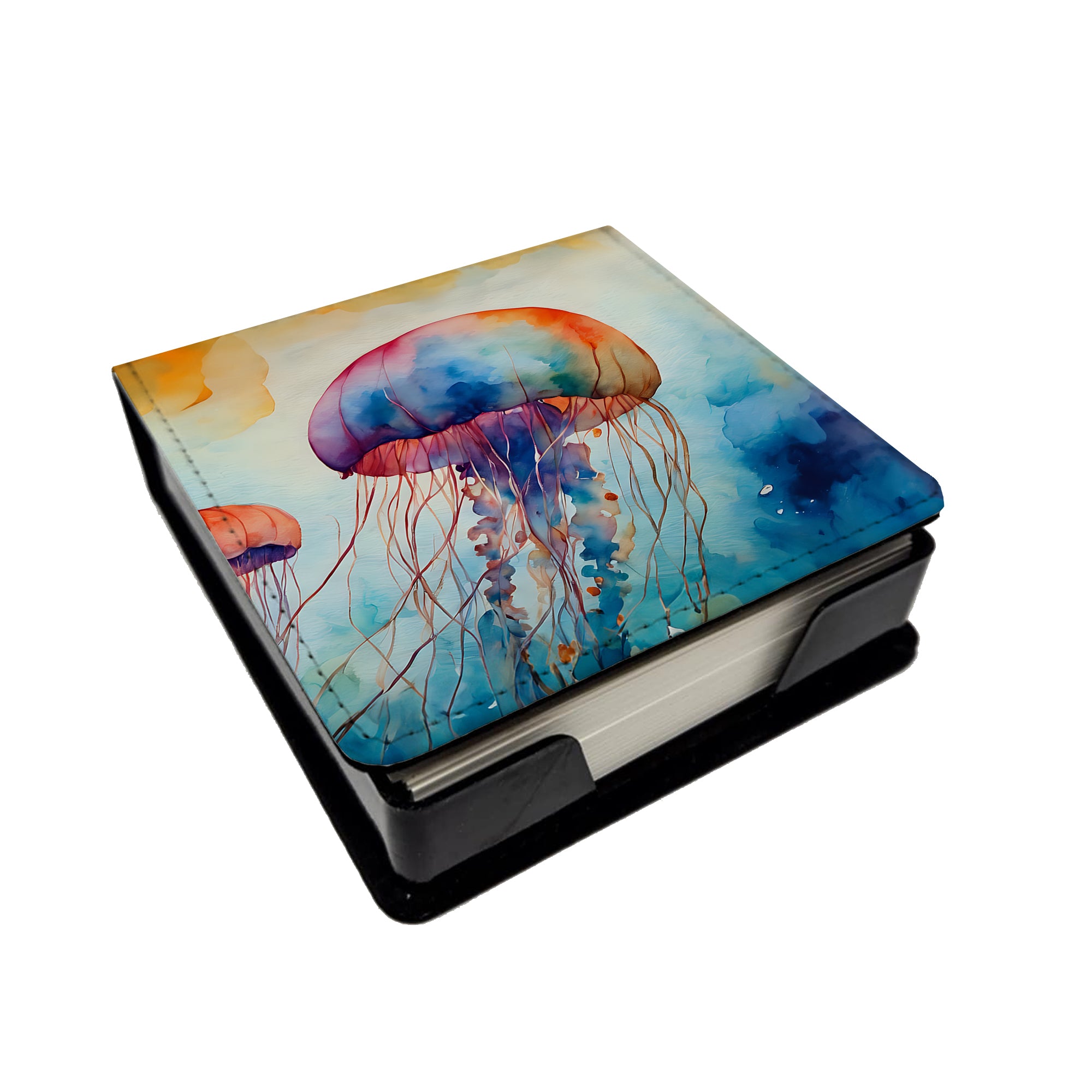 Buy this Jellyfish PU Leather Note Paper Holder