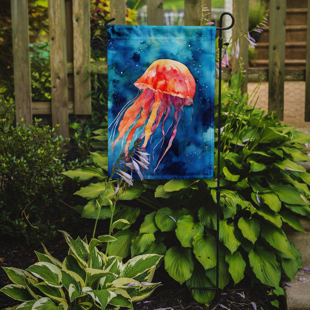 Jellyfish Garden Flag