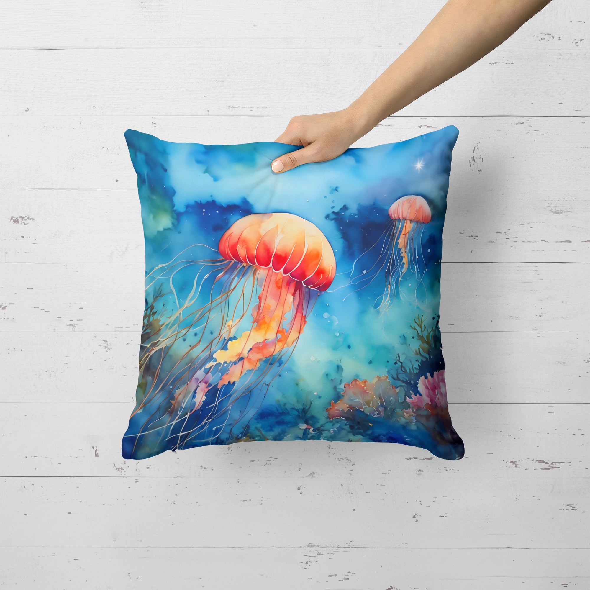 Buy this Jellyfish Throw Pillow