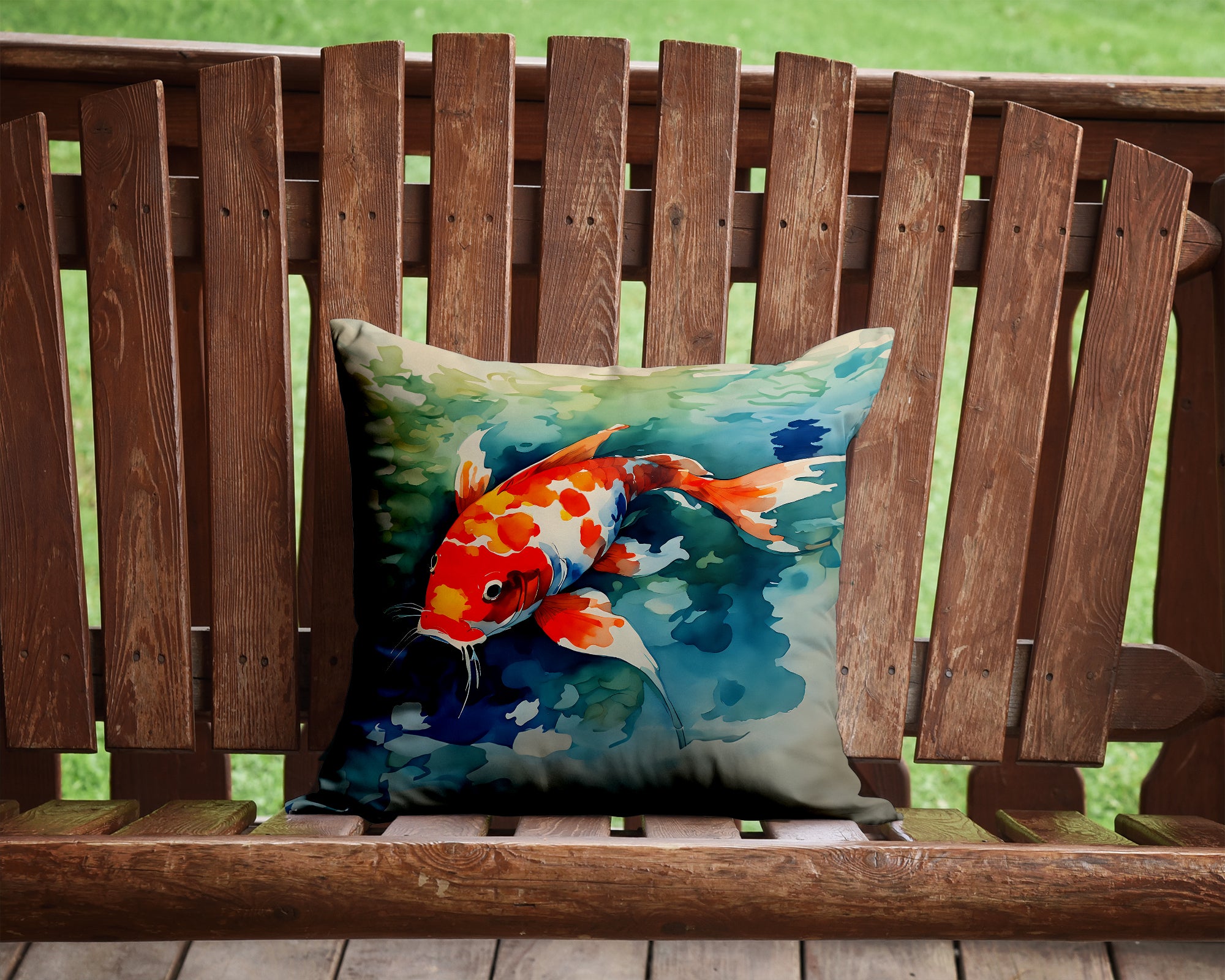 Buy this Koi Fish Throw Pillow