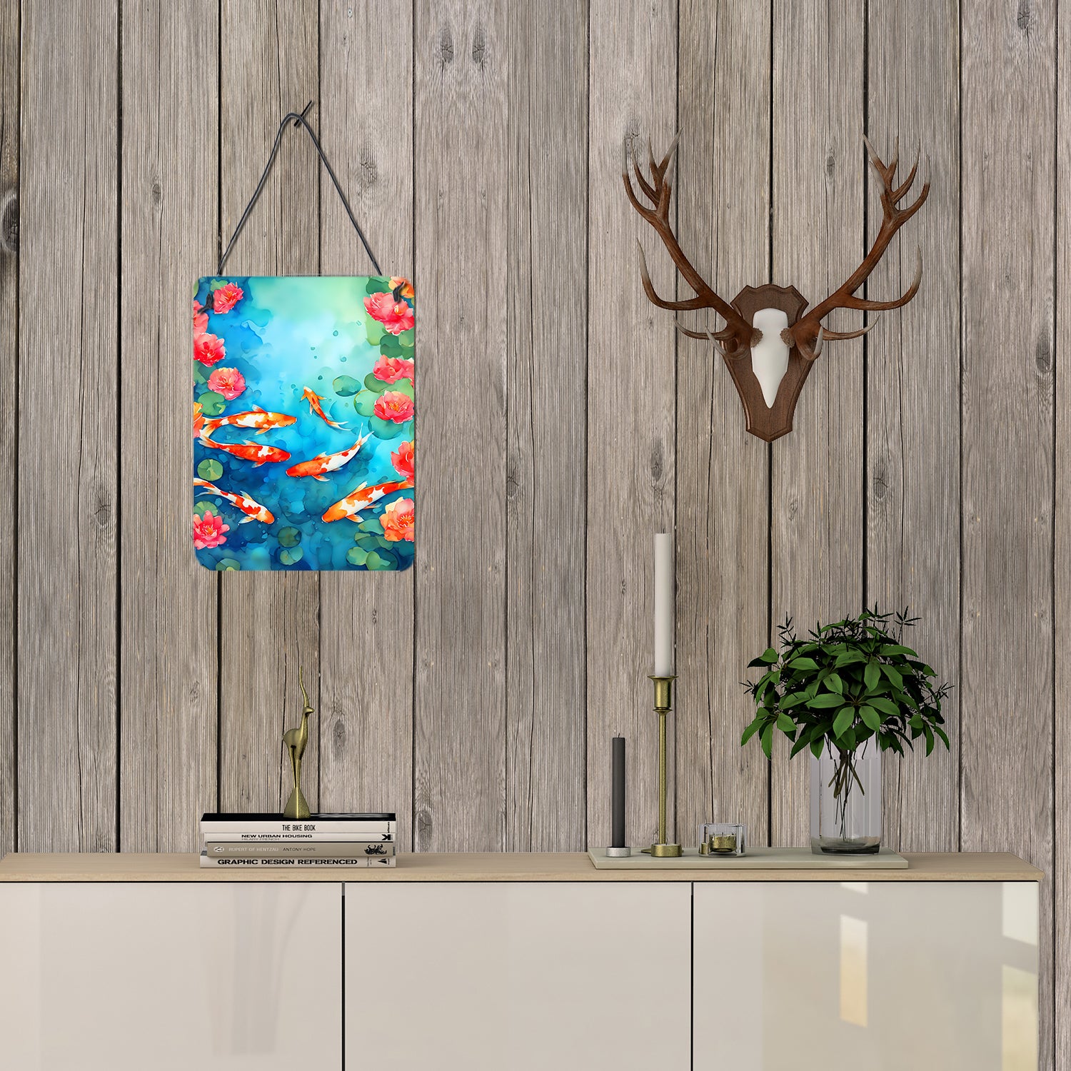 Koi Fish Wall or Door Hanging Prints