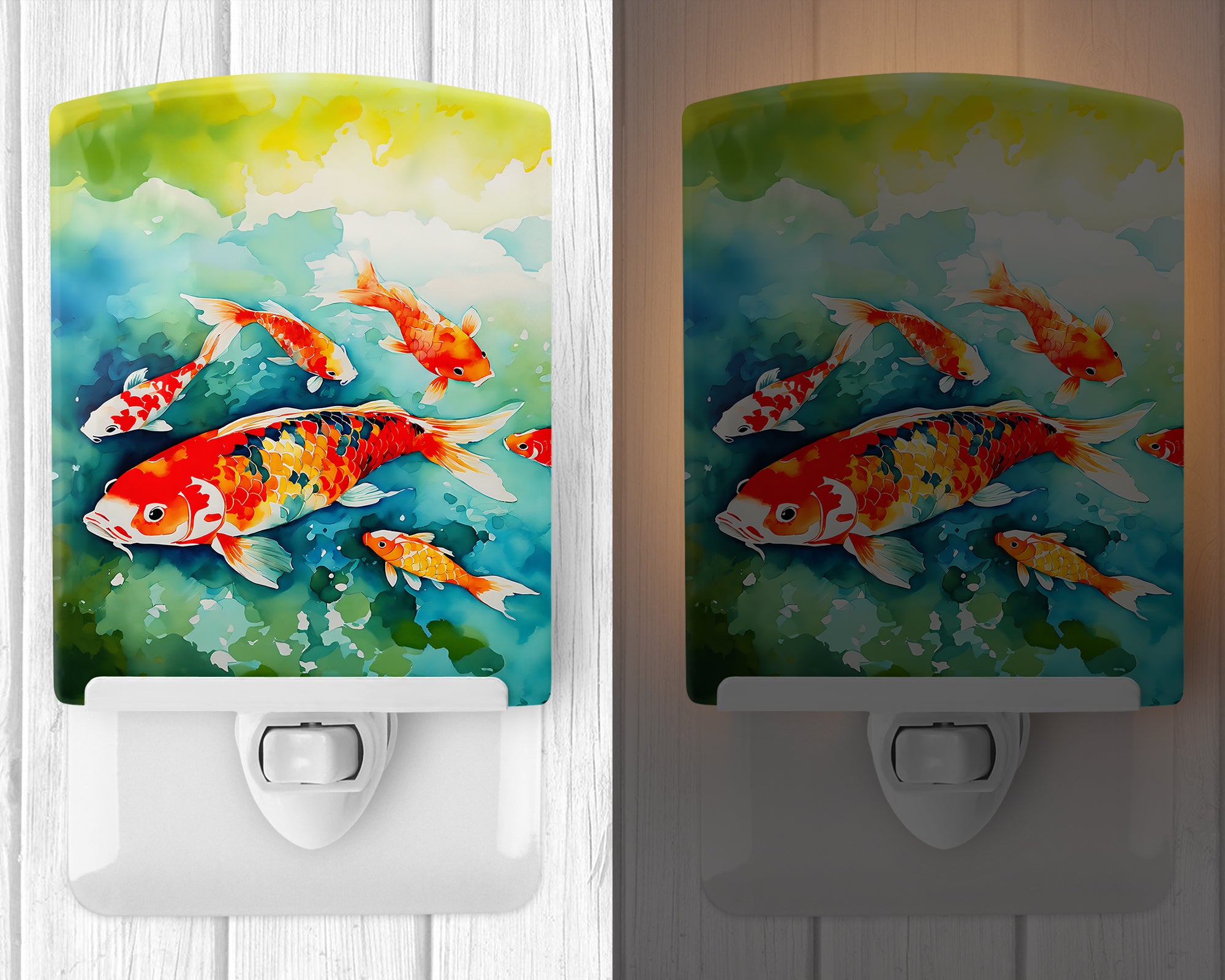 Buy this Koi Fish Ceramic Night Light