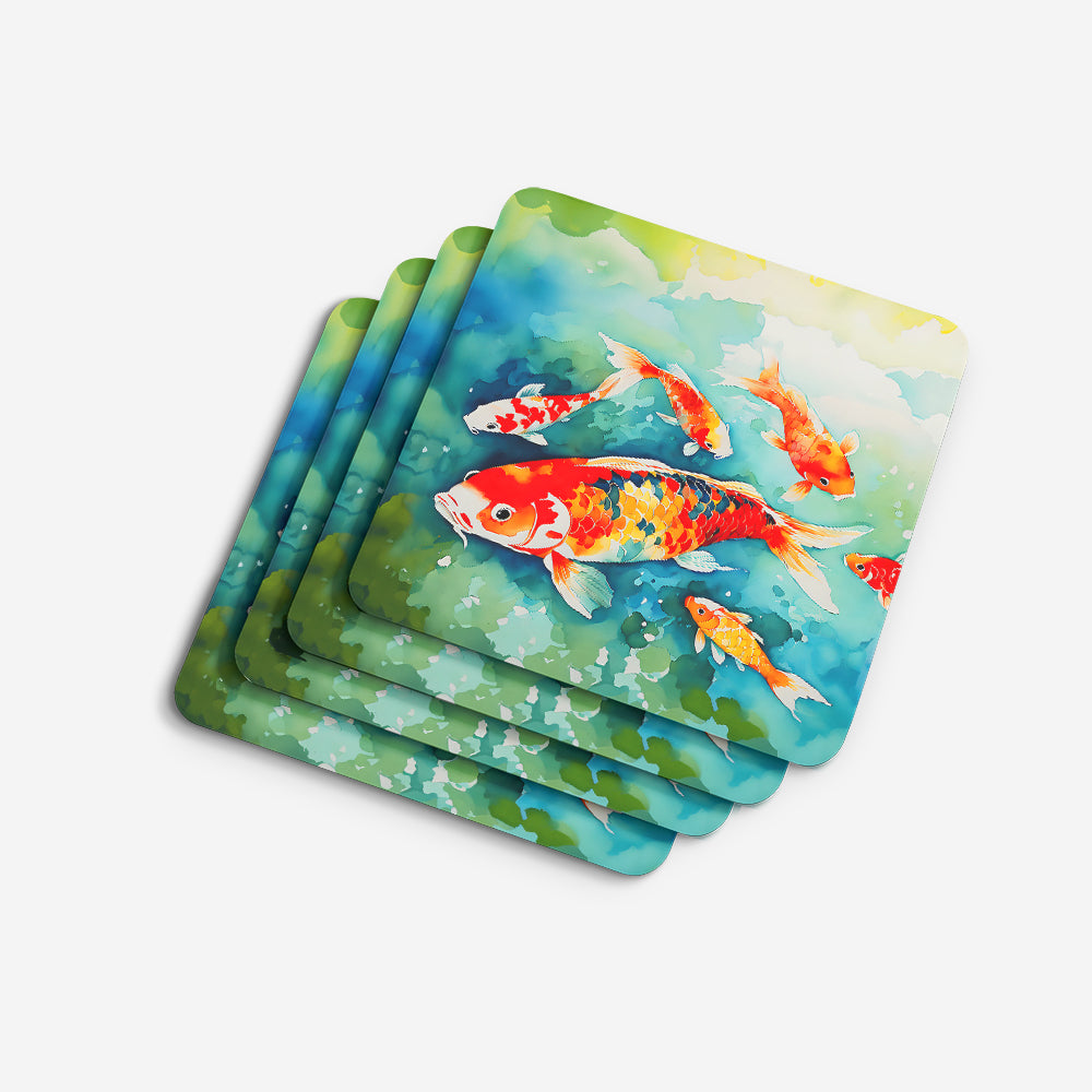 Koi Fish Foam Coasters