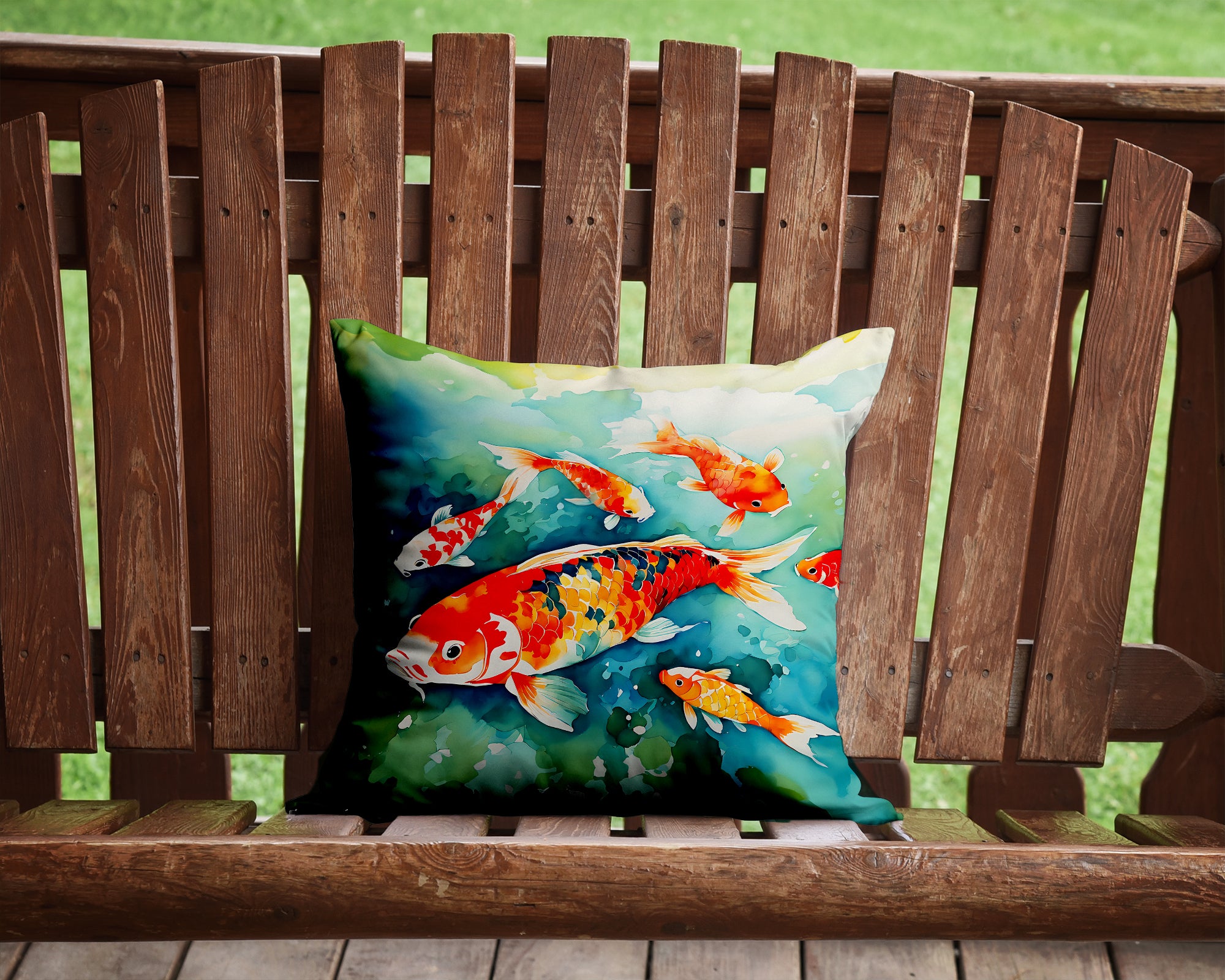 Buy this Koi Fish Throw Pillow