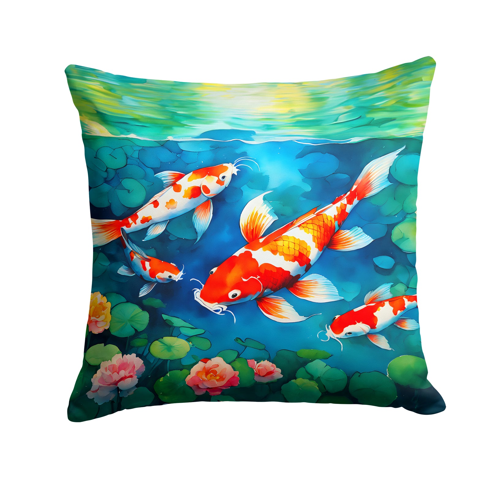 Buy this Koi Fish Throw Pillow