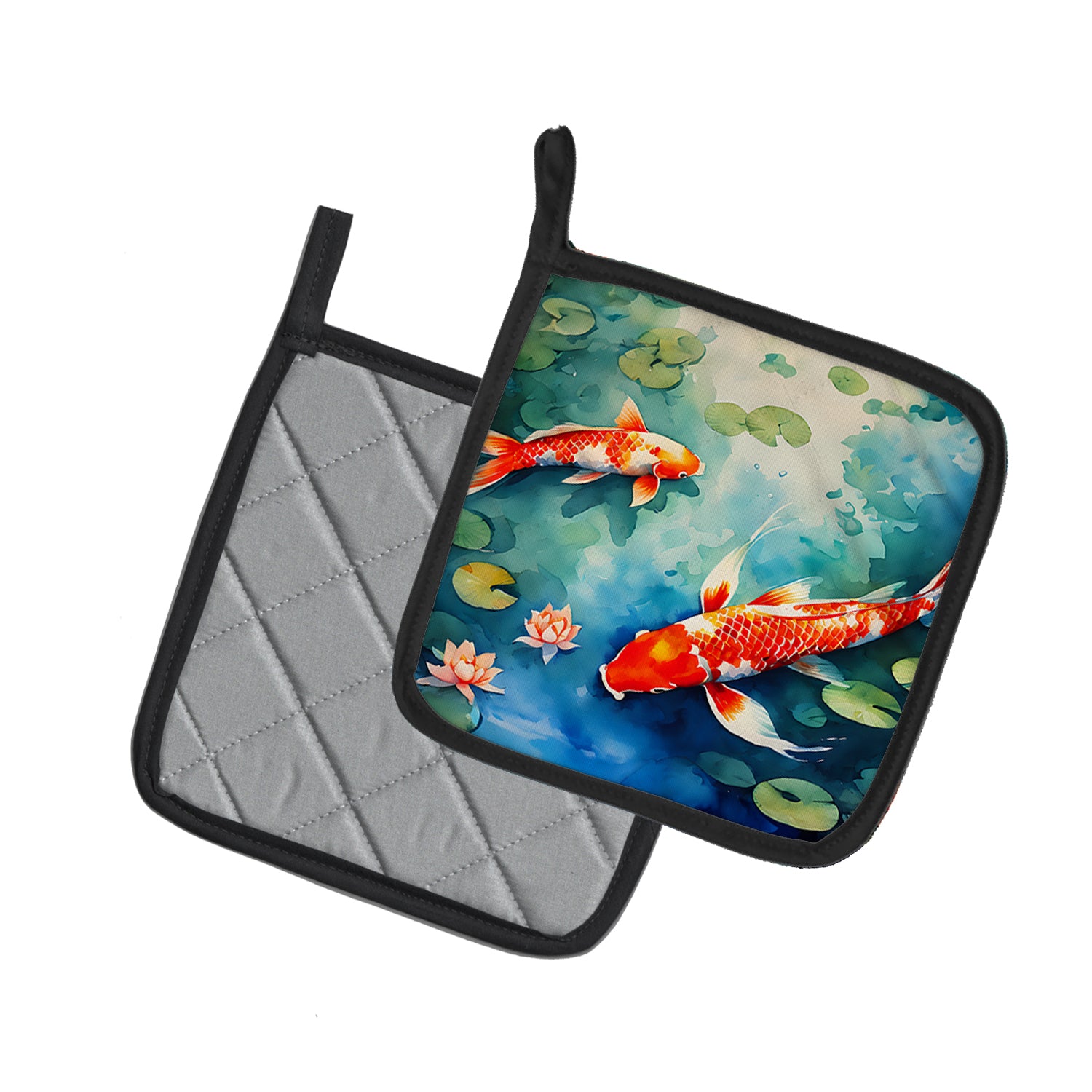 Buy this Koi Fish Pair of Pot Holders