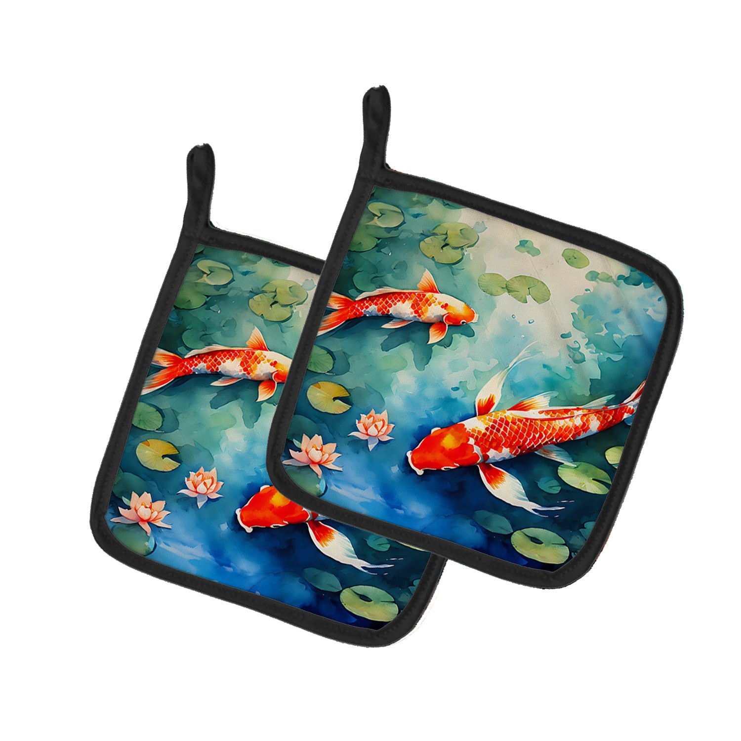 Buy this Koi Fish Pair of Pot Holders