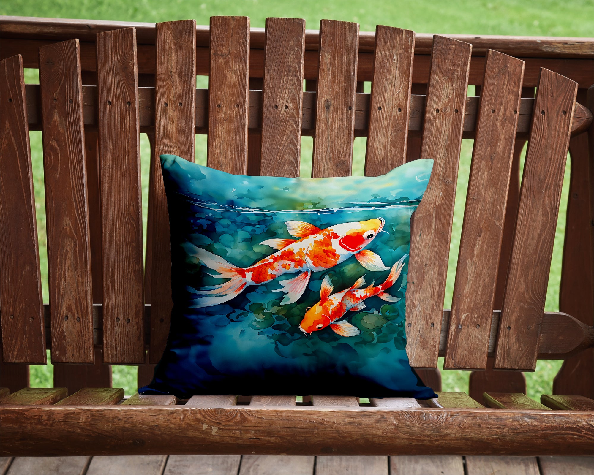 Buy this Koi Fish Throw Pillow