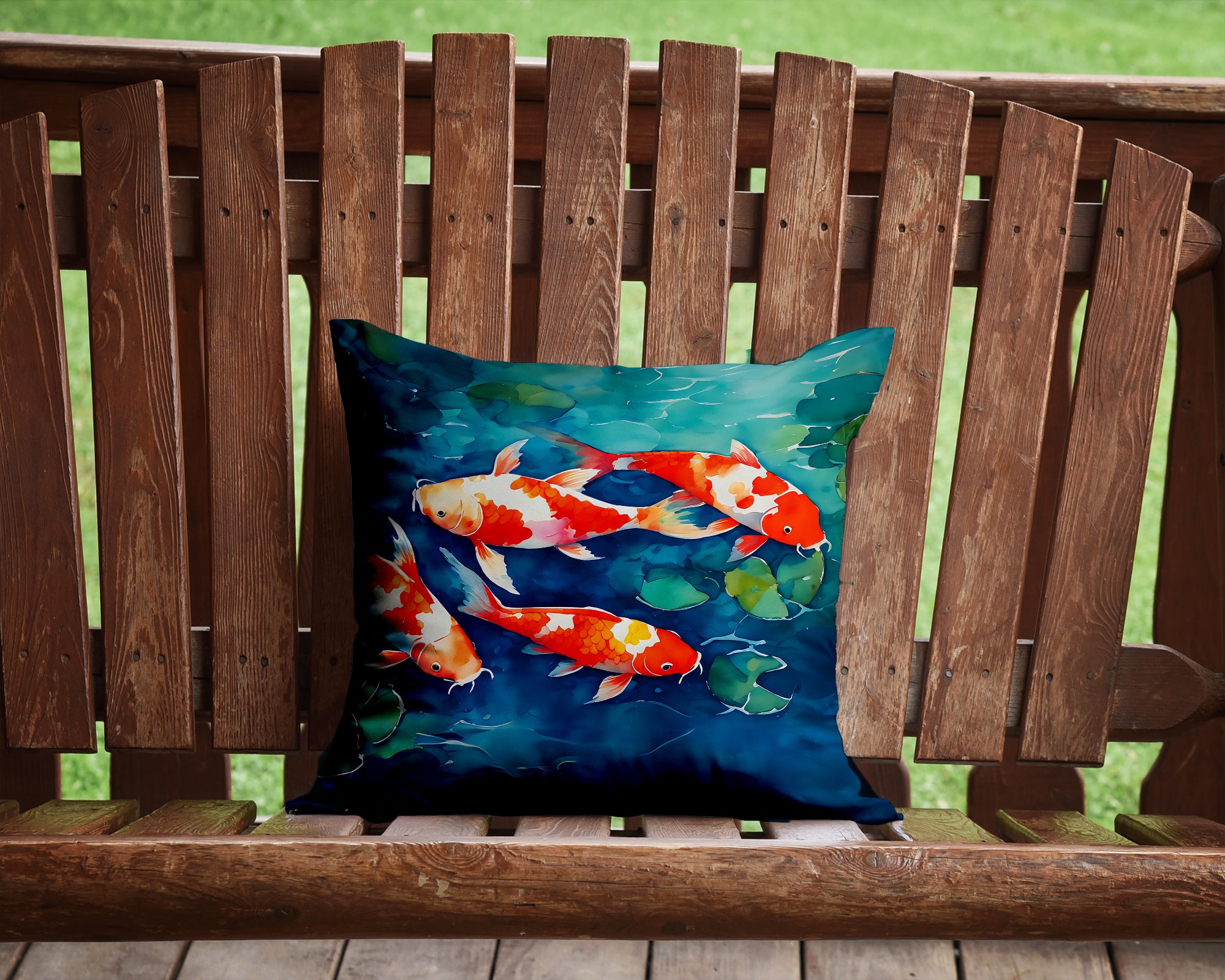 Buy this Koi Fish Throw Pillow