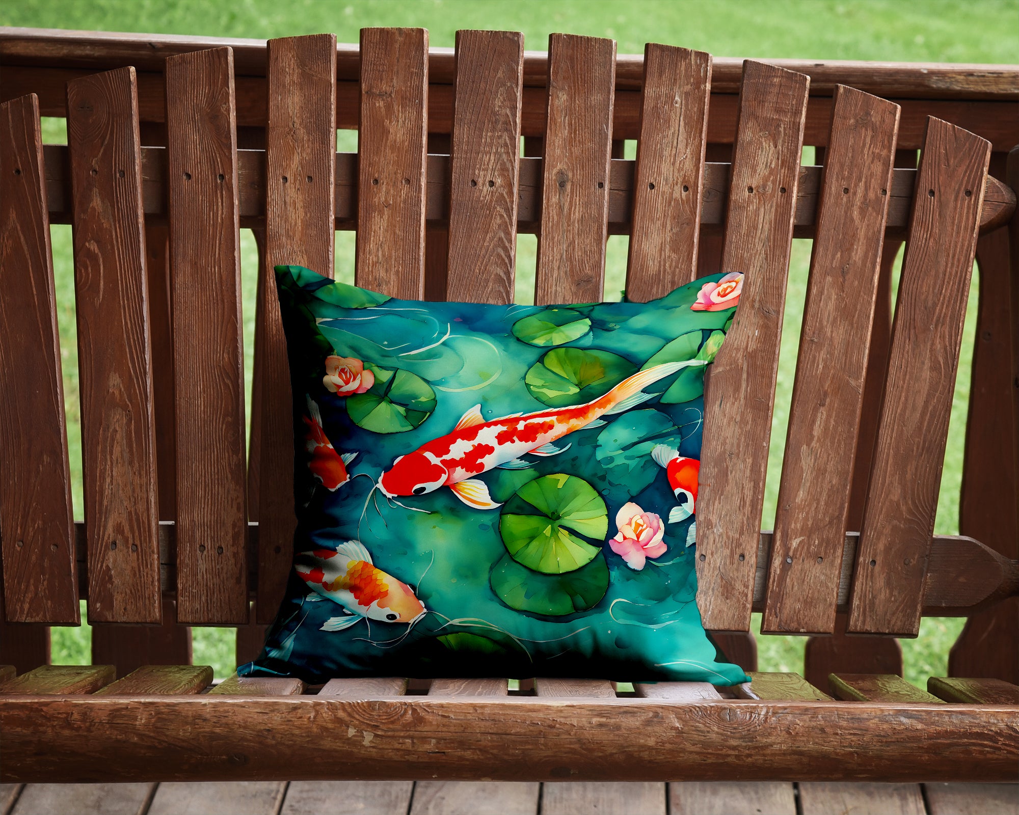 Buy this Koi Fish Throw Pillow