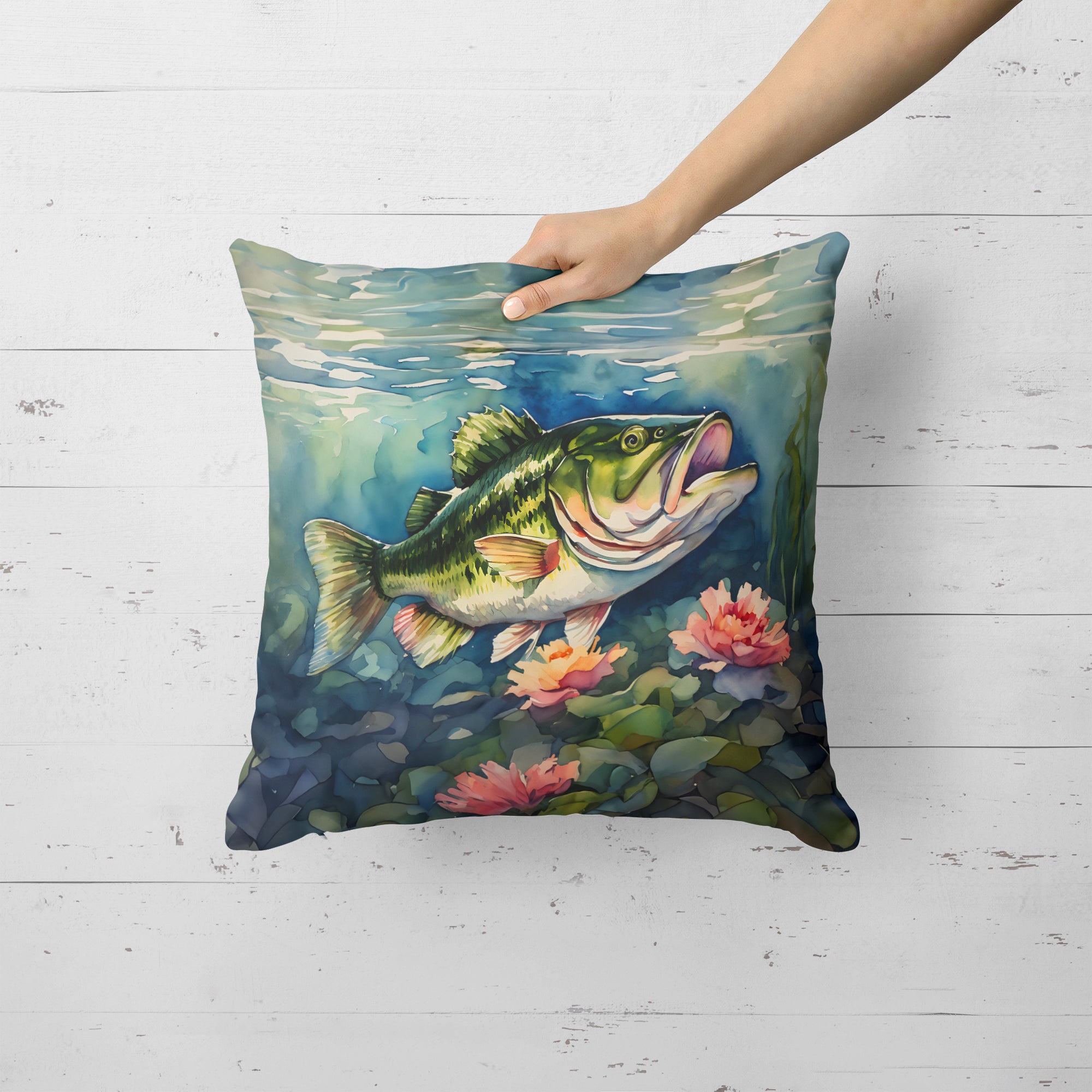 Buy this Largemouth Bass Throw Pillow