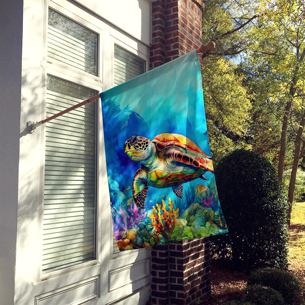 Buy this Loggerhead Sea Turtle House Flag