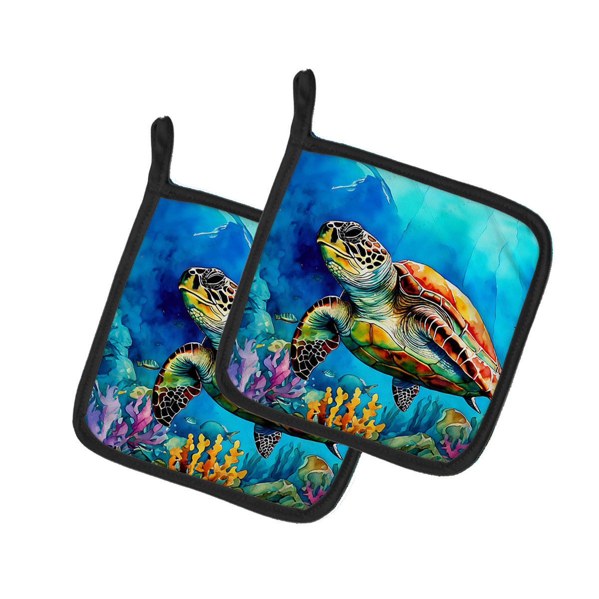 Buy this Loggerhead Sea Turtle Pair of Pot Holders