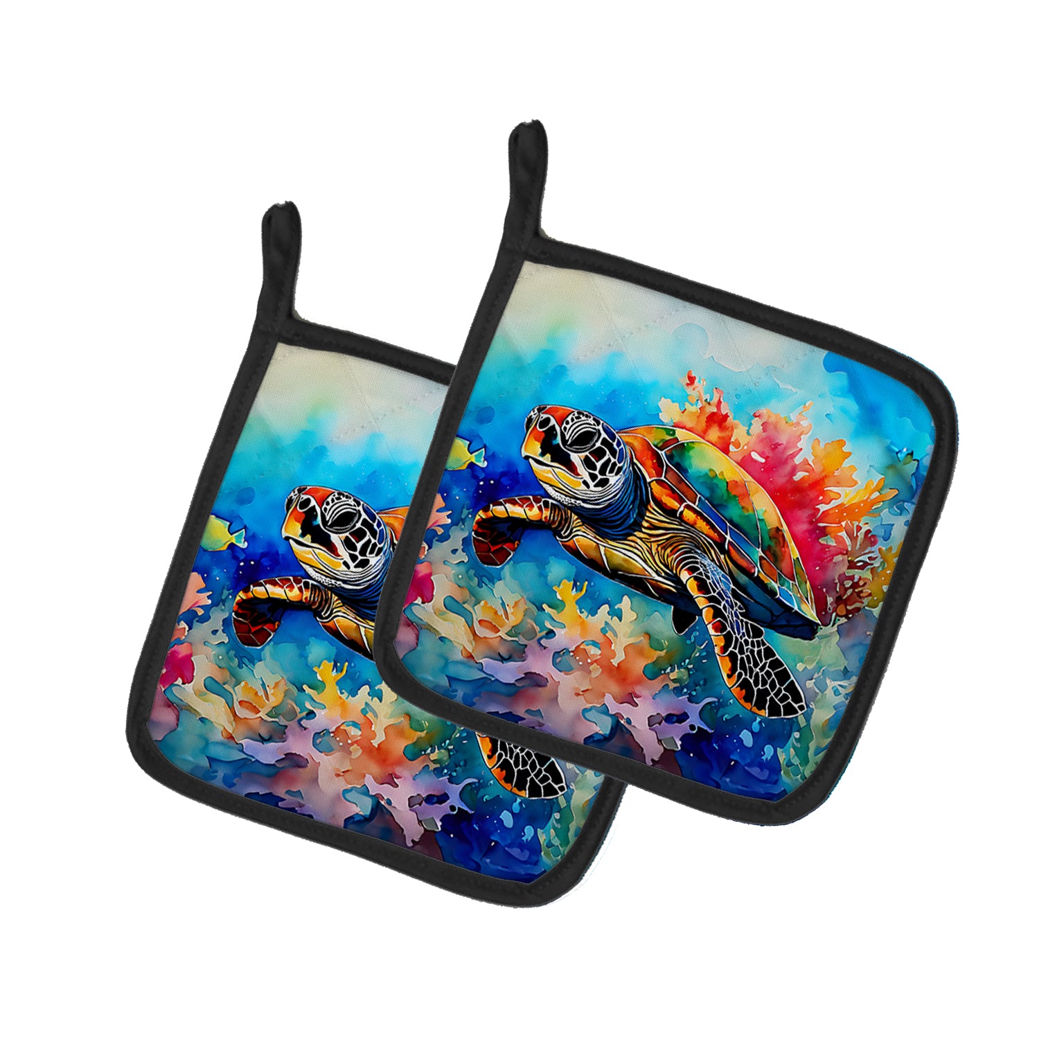 Buy this Loggerhead Sea Turtle Pair of Pot Holders