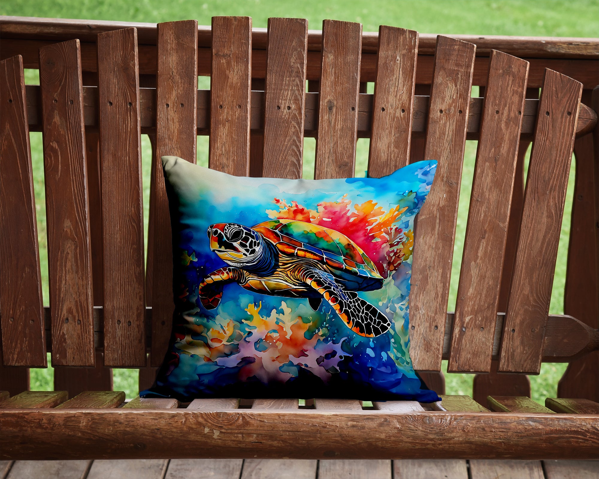 Buy this Loggerhead Sea Turtle Throw Pillow